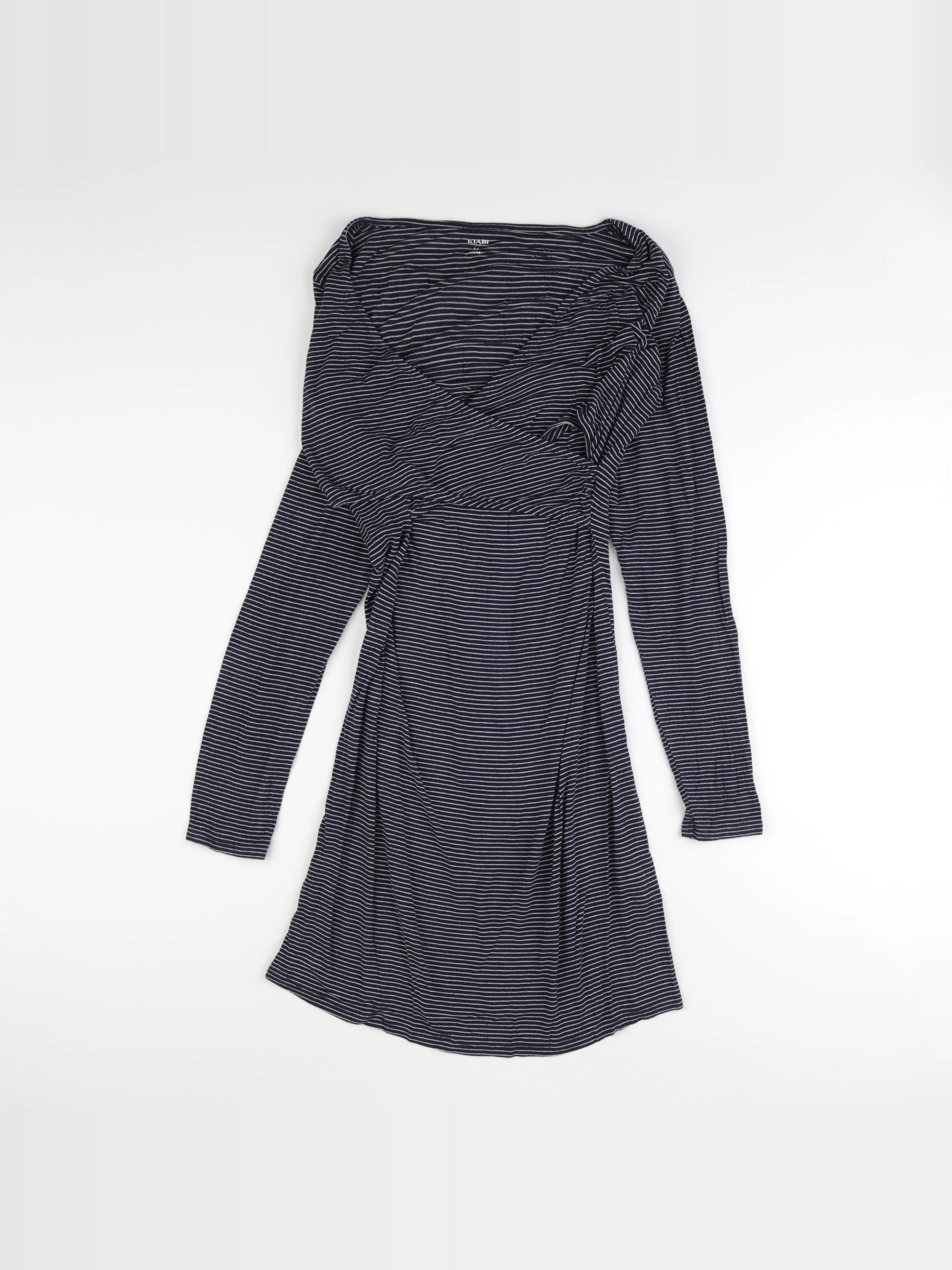 Kiabi - tee-shirt allaitement bleu, blanc - m