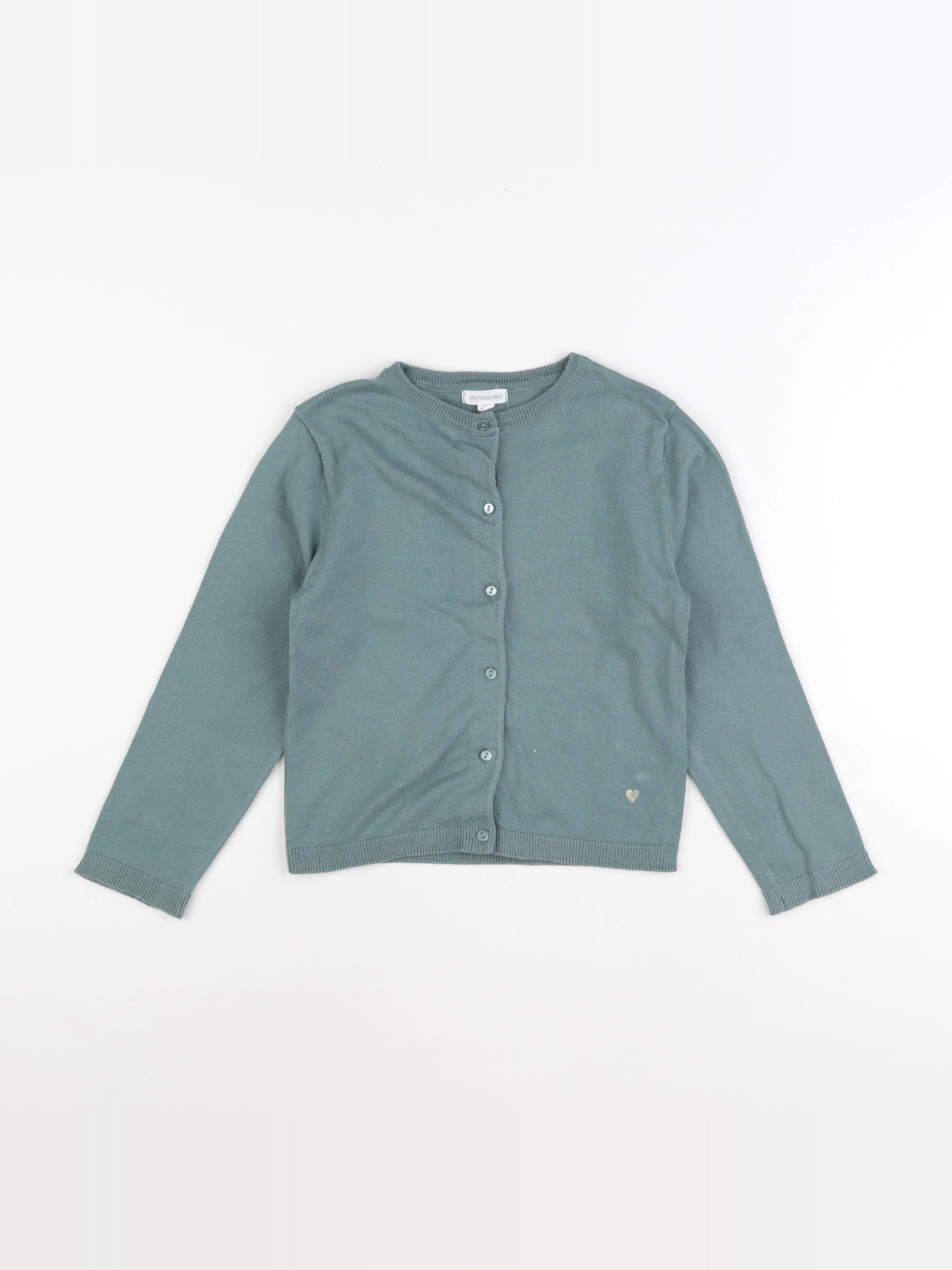 Vertbaudet - gilet vert - 6 ans