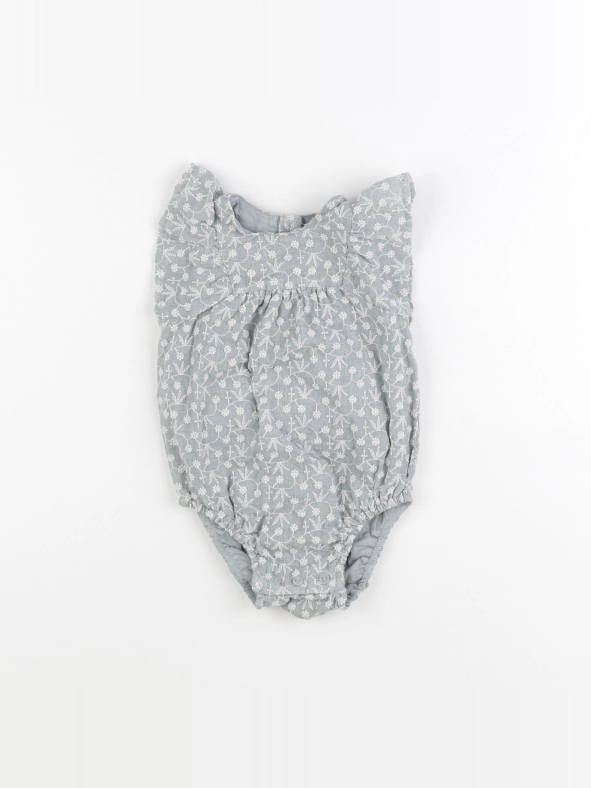 Zara - combinaison bleu - 6/9 mois
