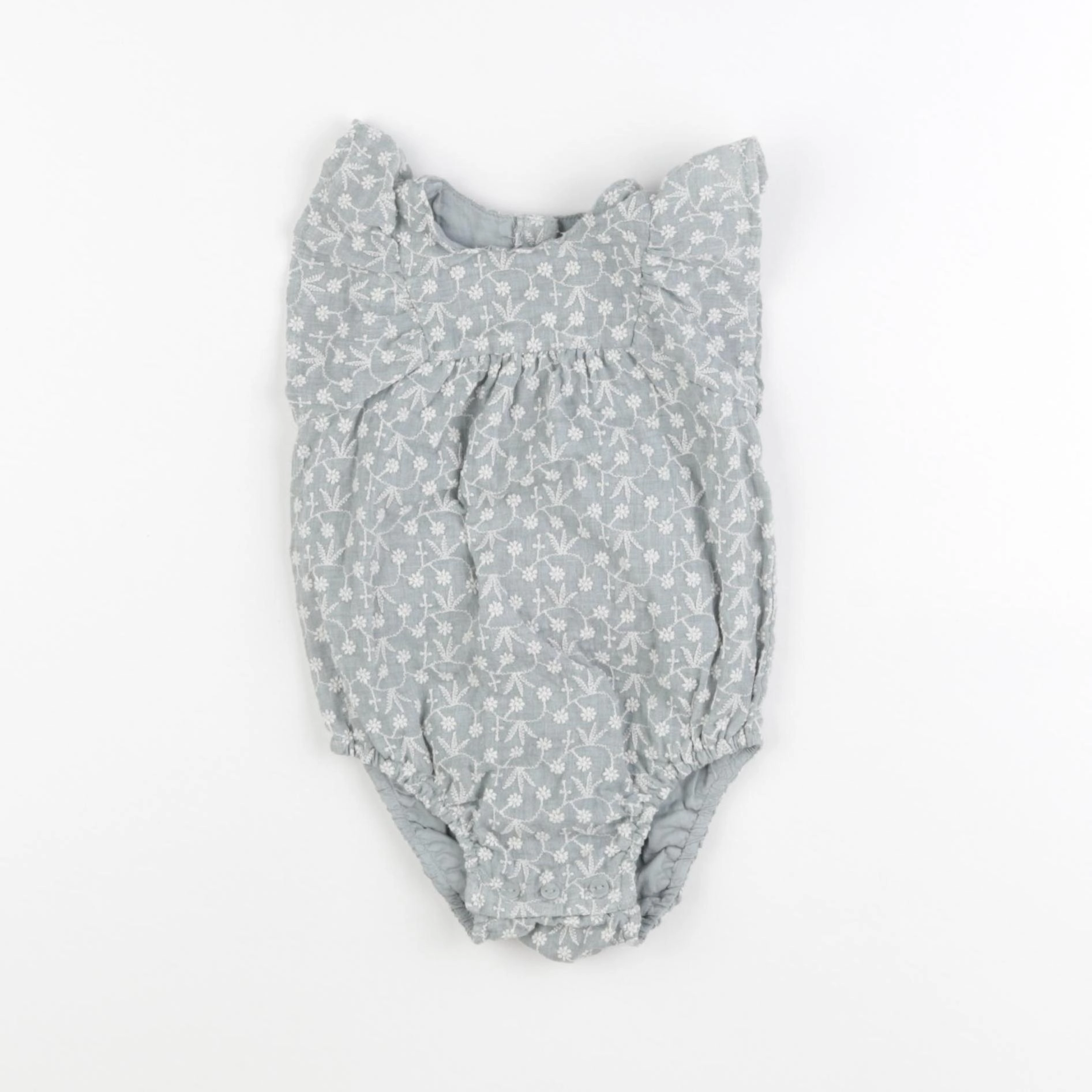 Zara - combinaison bleu - 6/9 mois