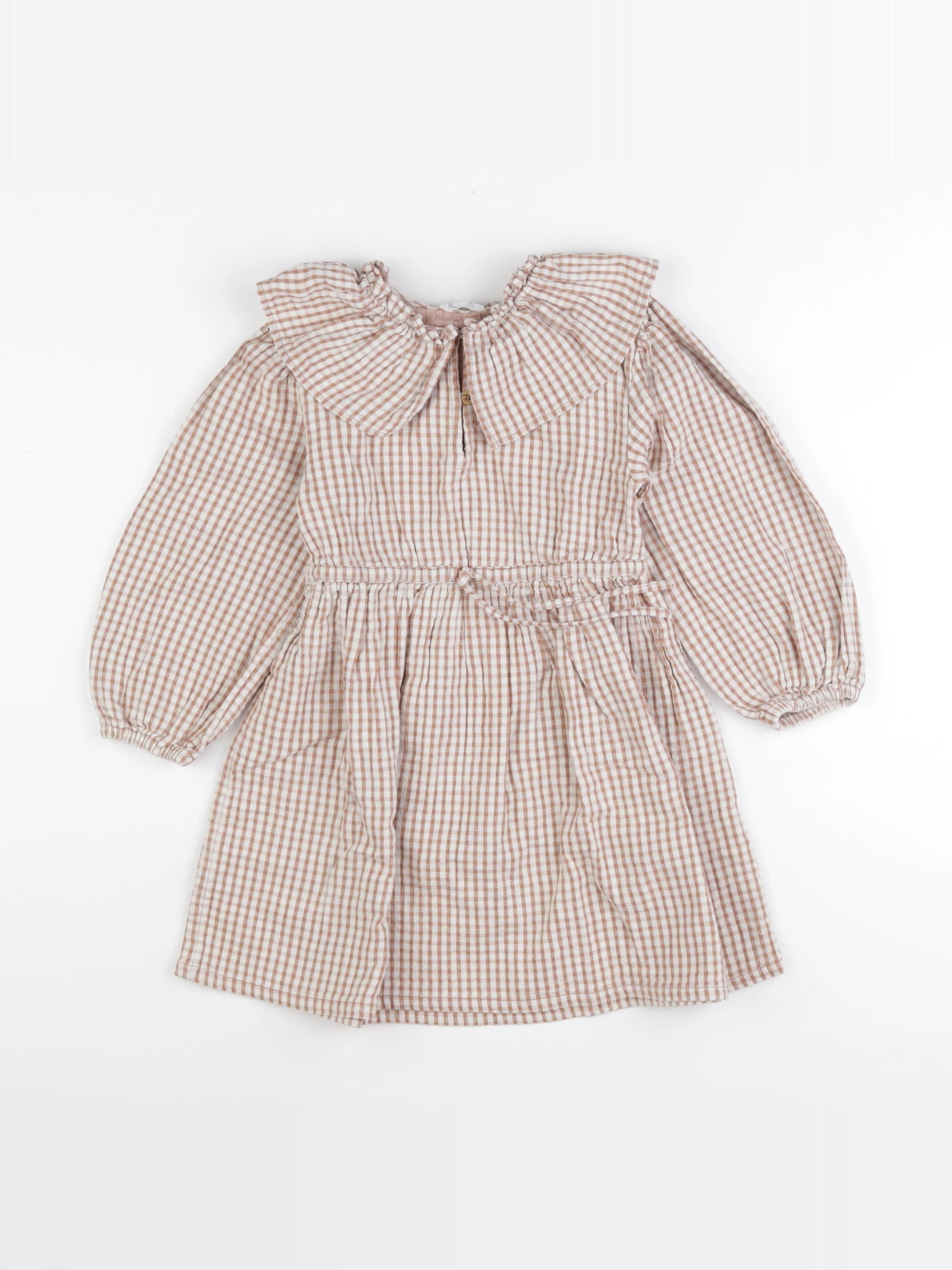 Vertbaudet - robe beige - 5 ans