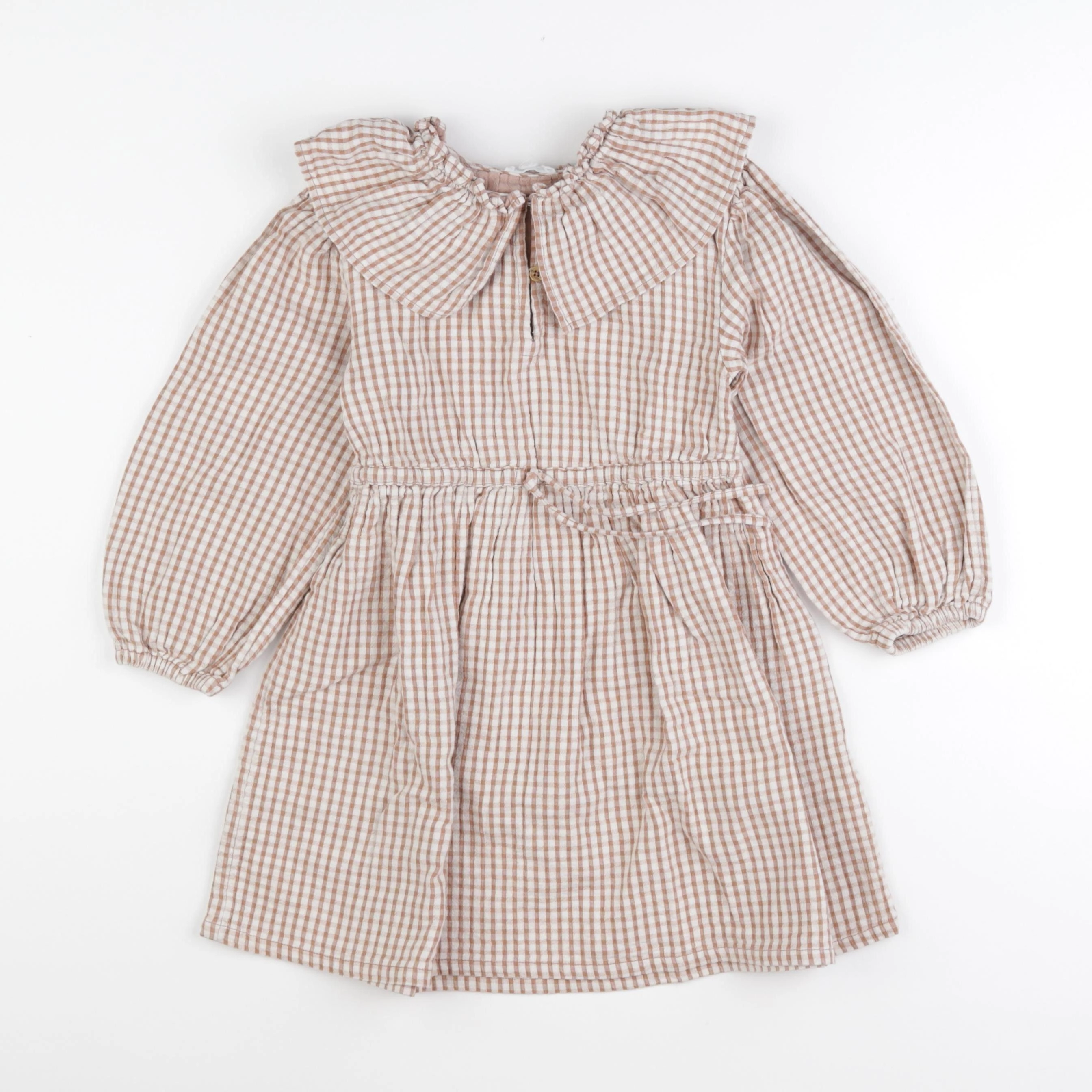 Vertbaudet - robe beige - 5 ans