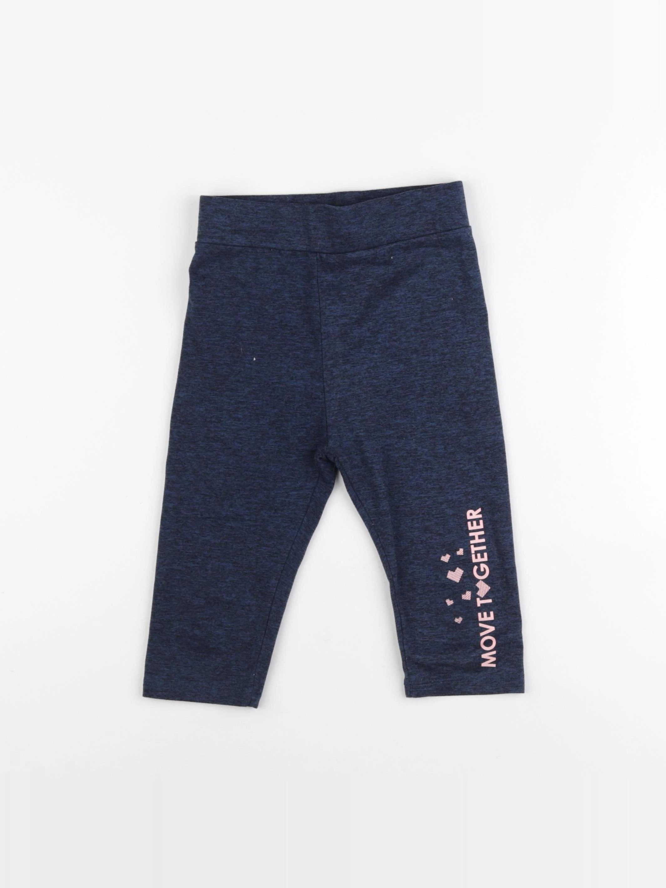 Vertbaudet - legging court bleu - 5 ans