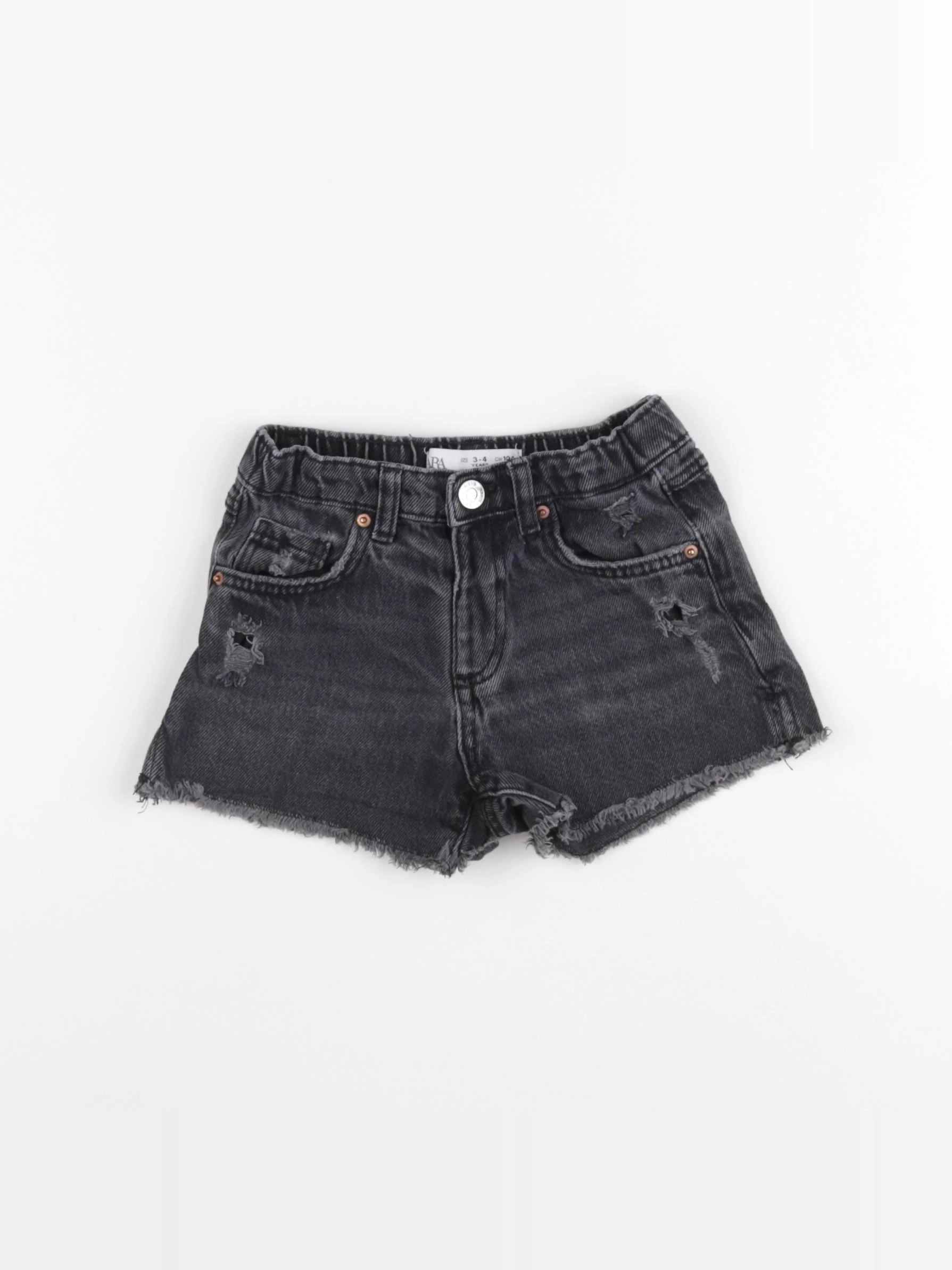 Zara - short gris - 3/4 ans