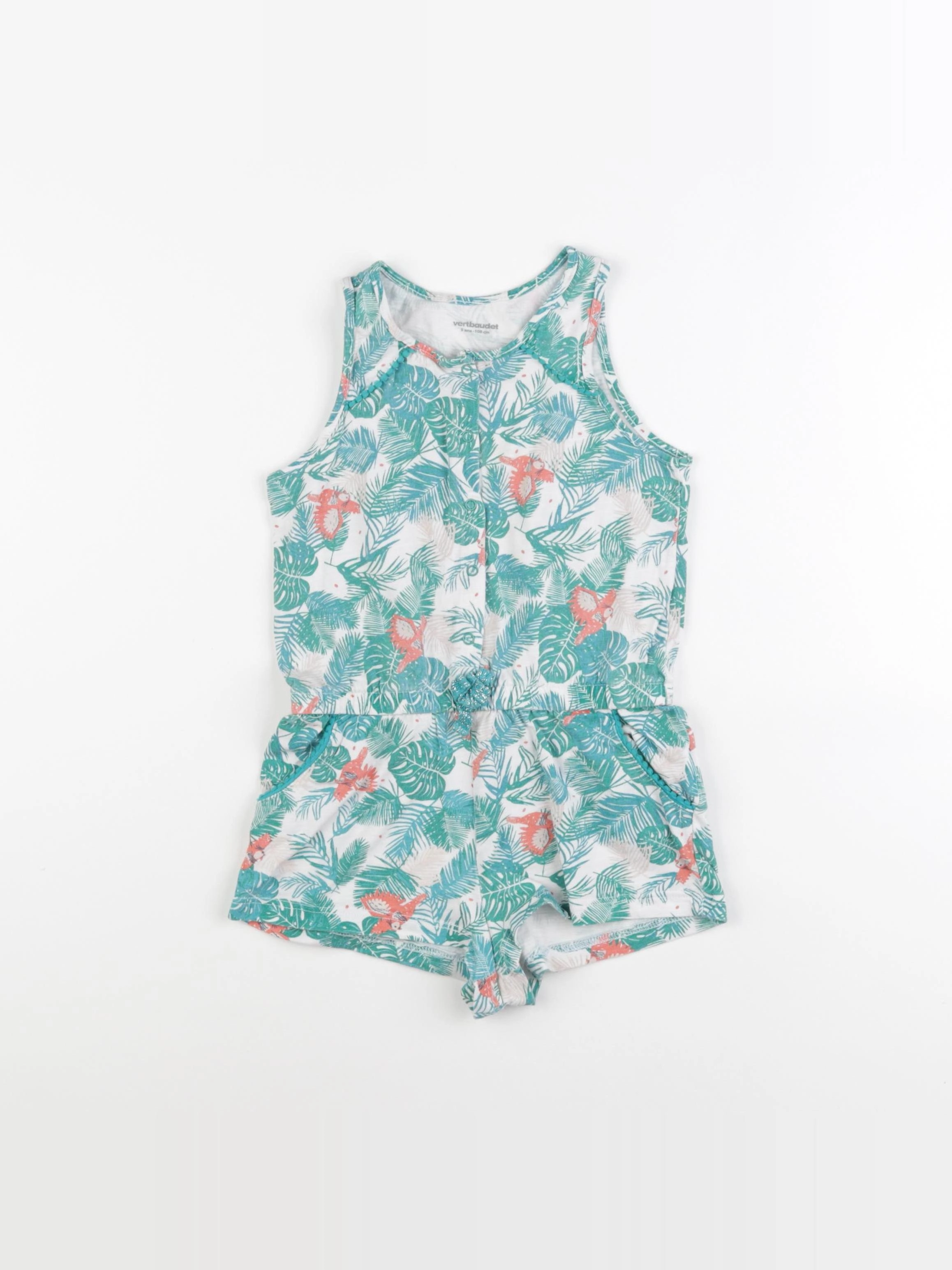 Vertbaudet - combinaison vert - 5 ans