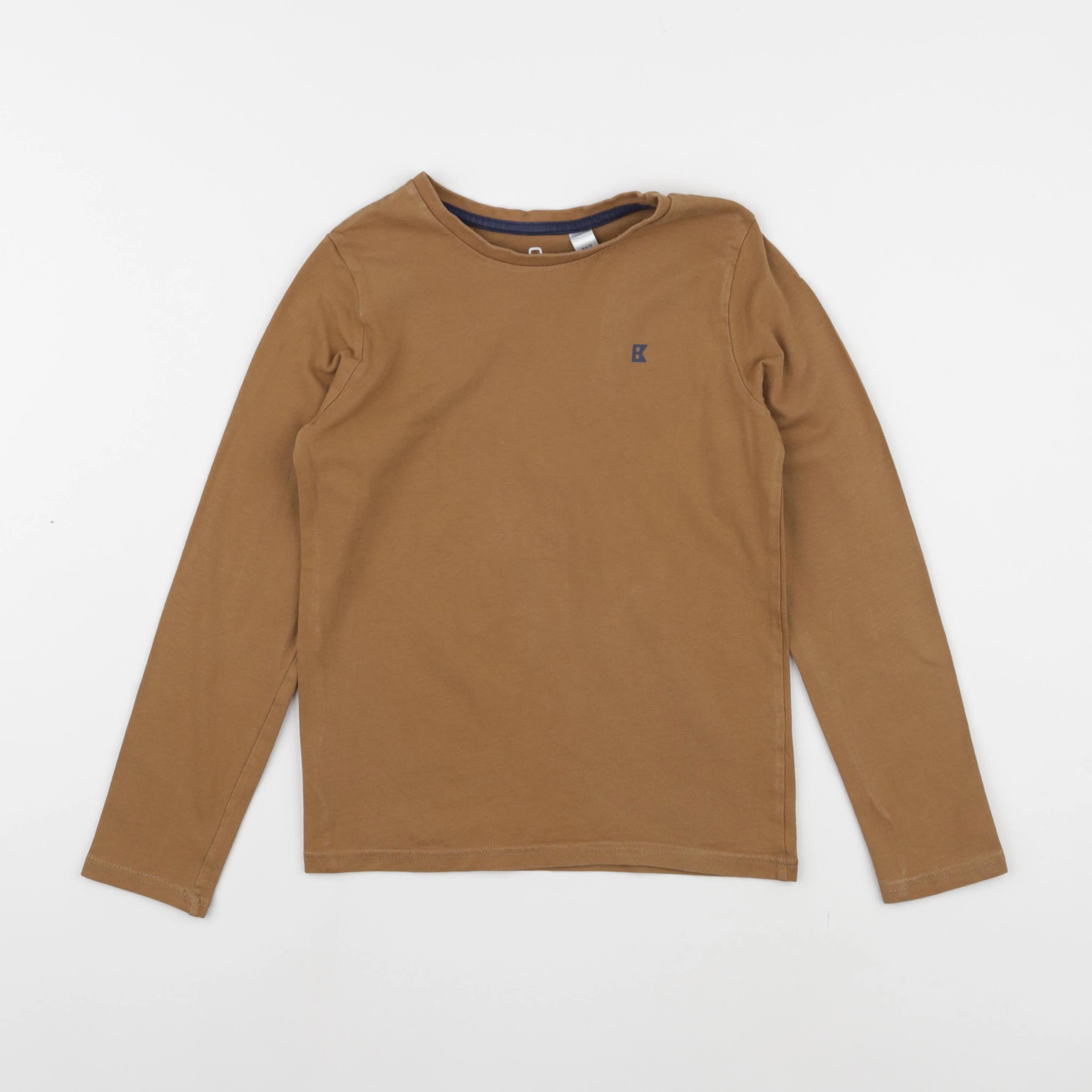 Okaidi - tee-shirt marron - 8 ans