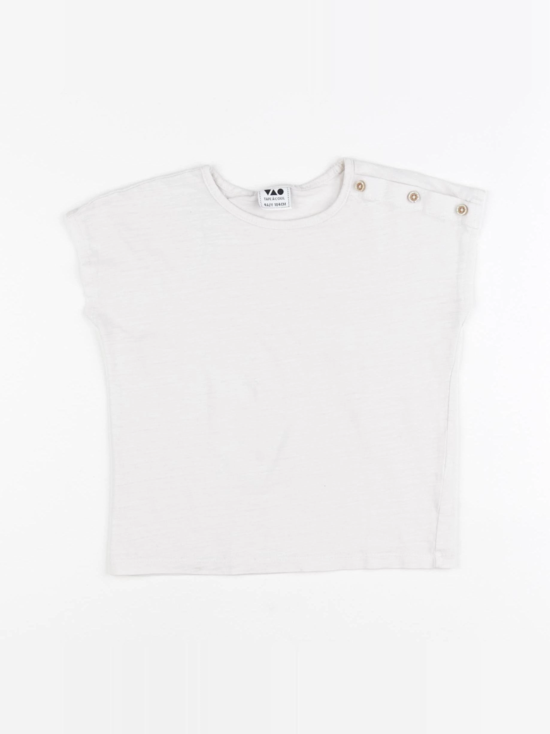 Tape à l'oeil - tee-shirt blanc - 4 ans