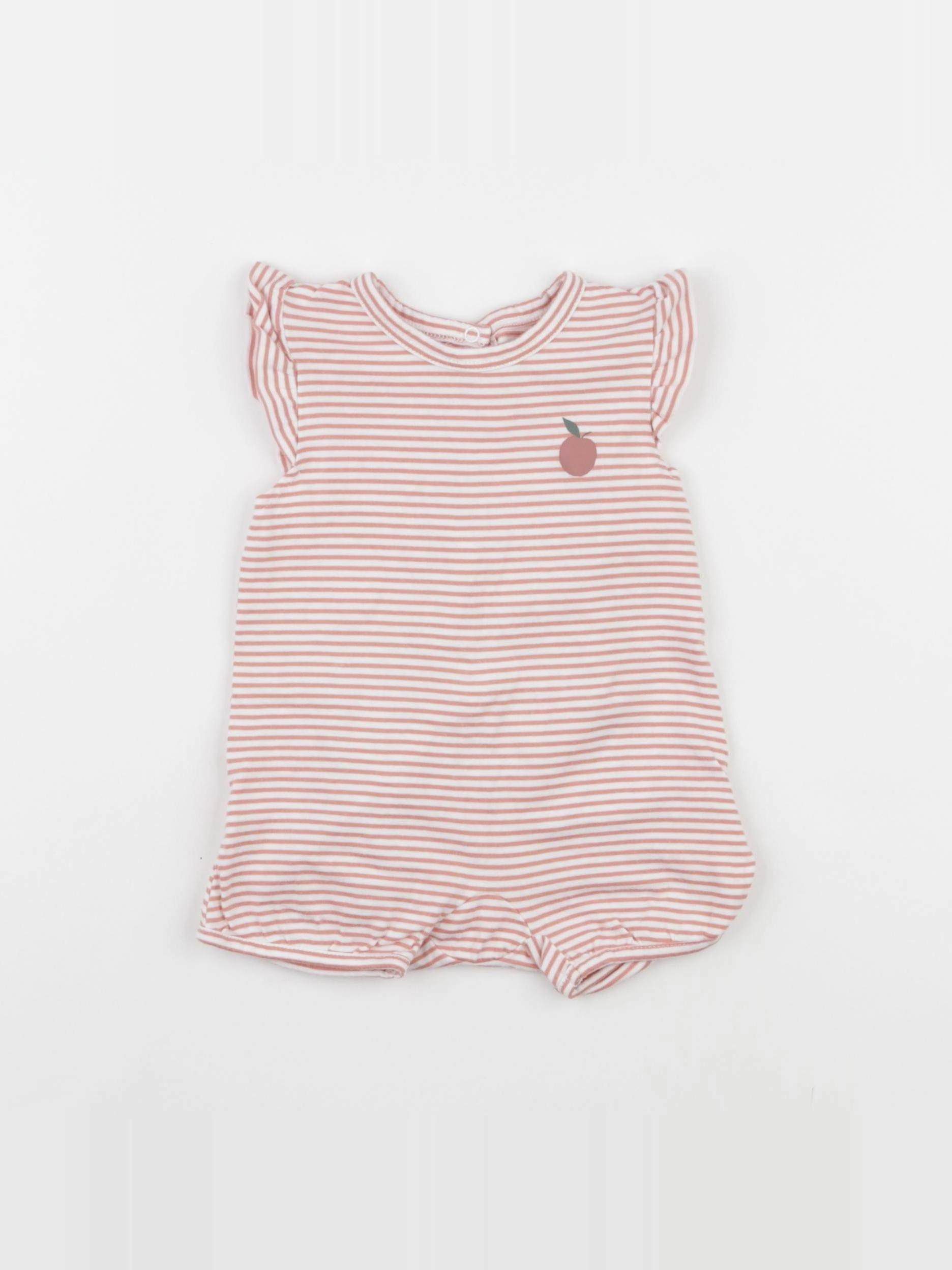 Vertbaudet - combinaison rose - 6 mois