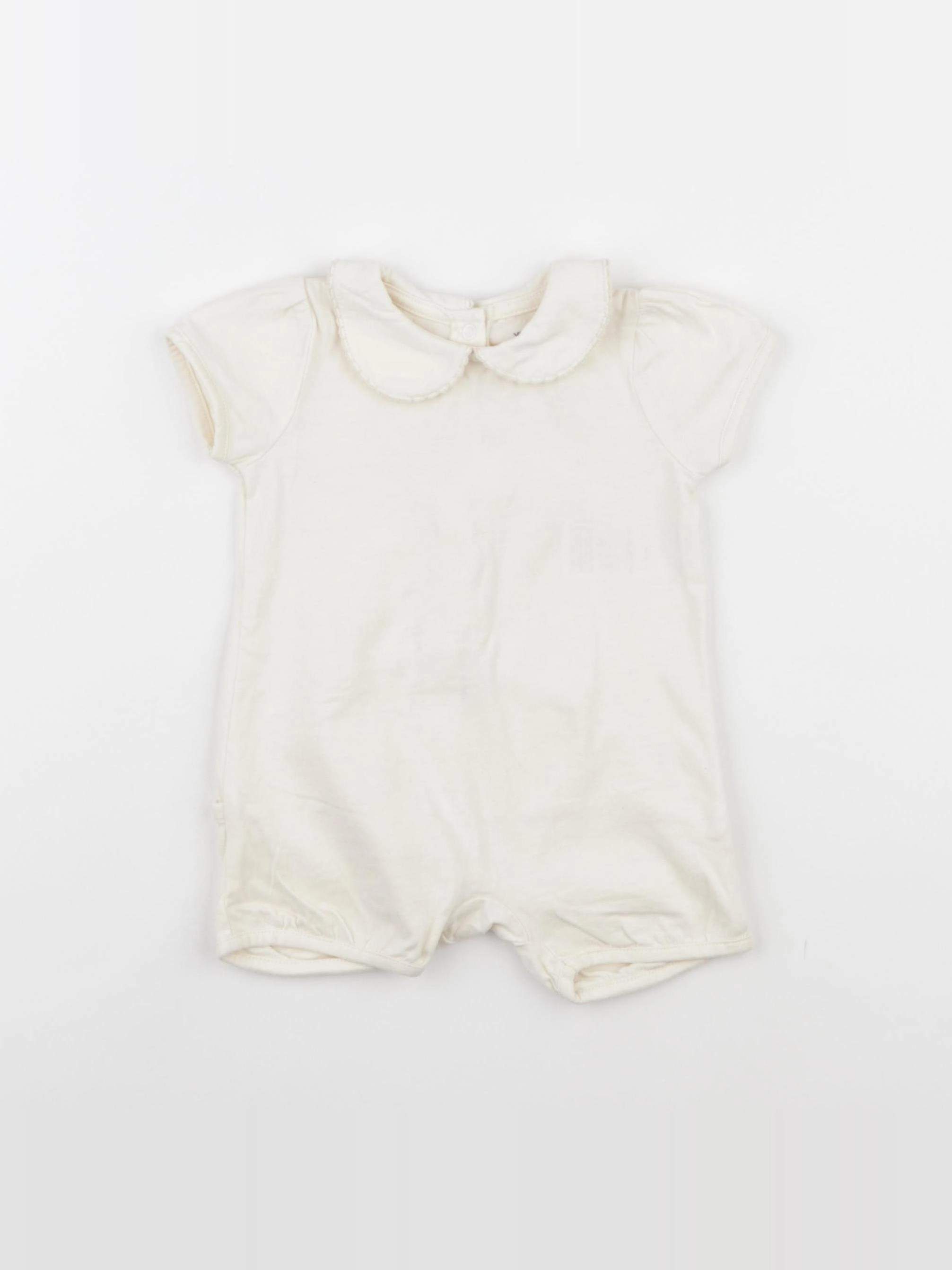 Vertbaudet - combinaison blanc - 6 mois
