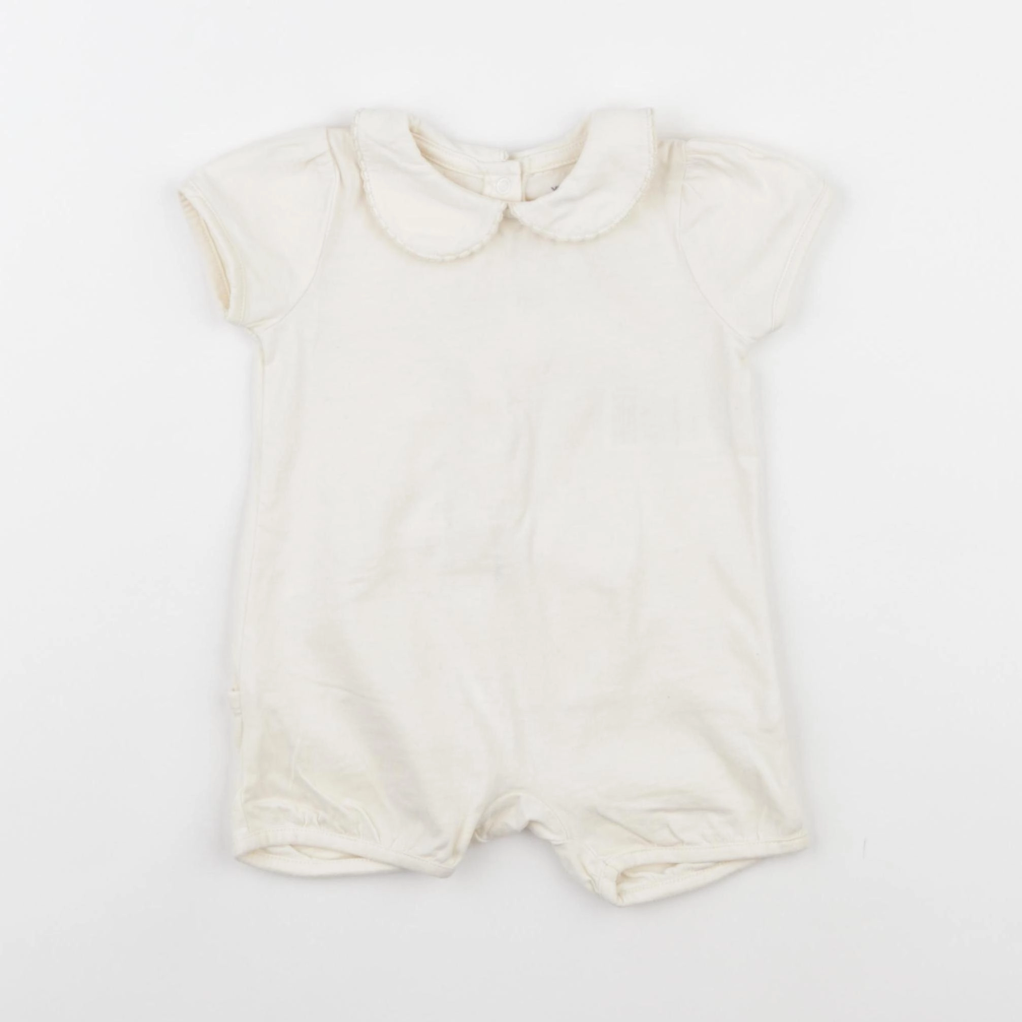Vertbaudet - combinaison blanc - 6 mois