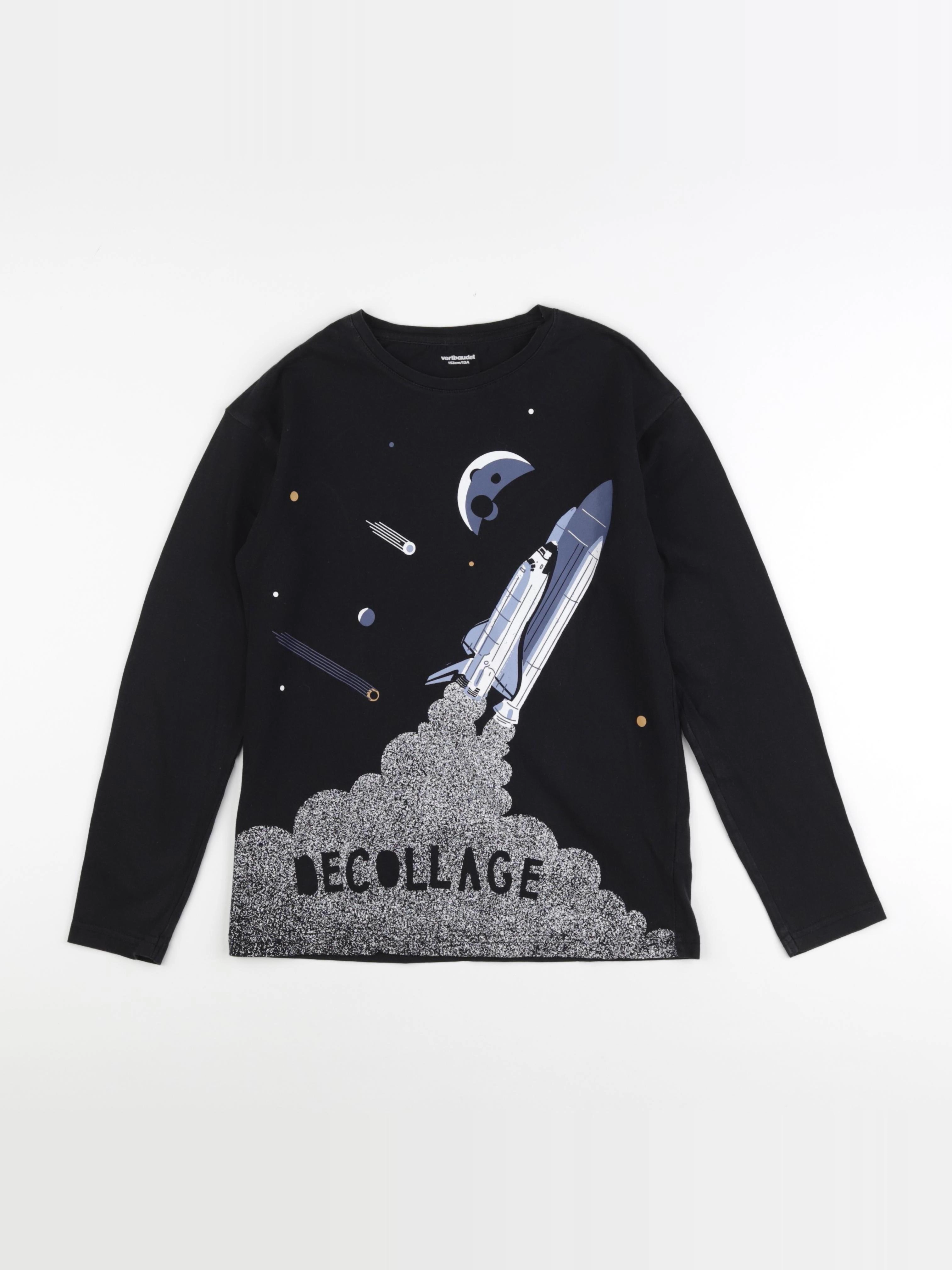 Vertbaudet - tee-shirt vert - 12 ans