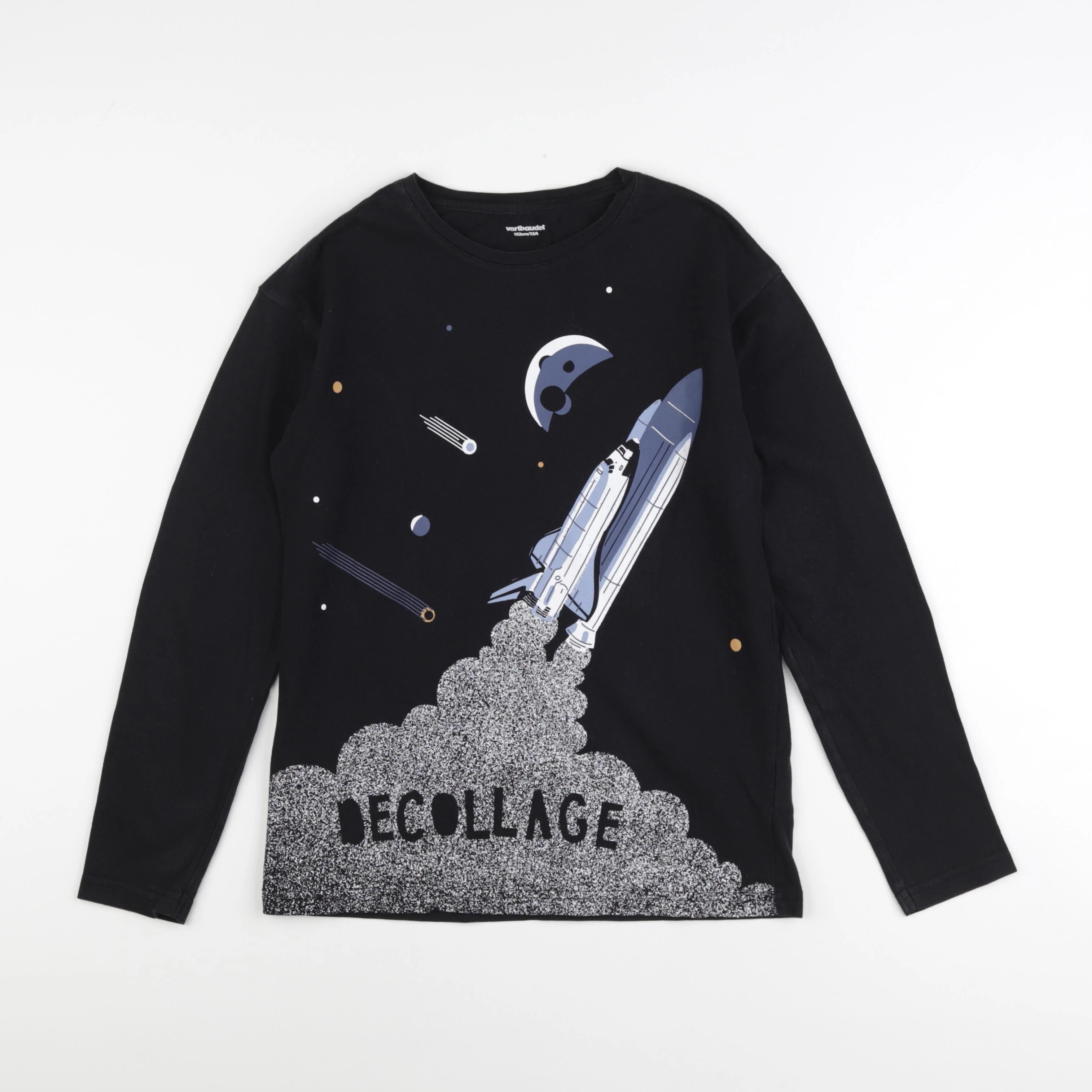 Vertbaudet - tee-shirt vert - 12 ans