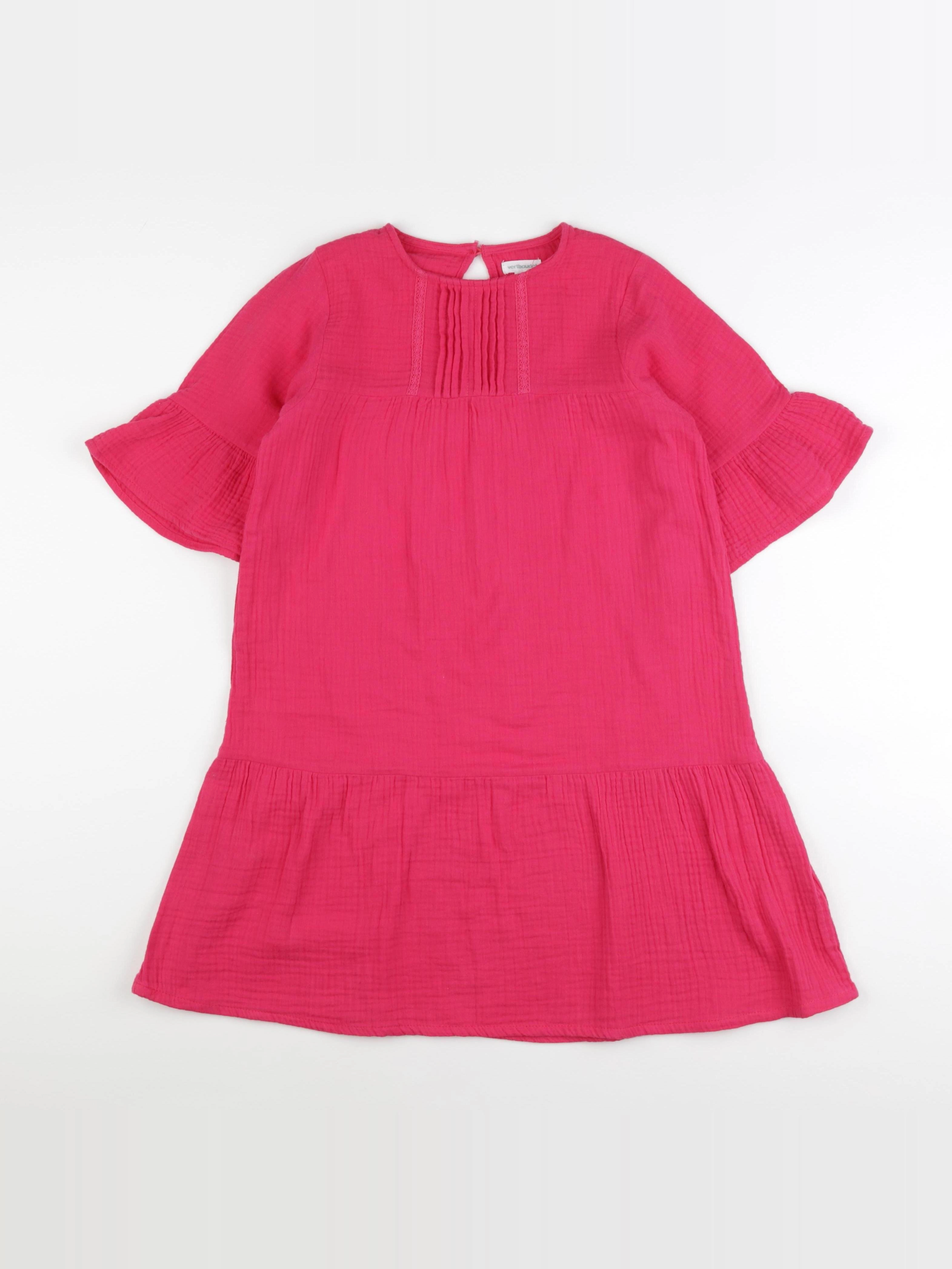 Vertbaudet - robe rose - 10 ans