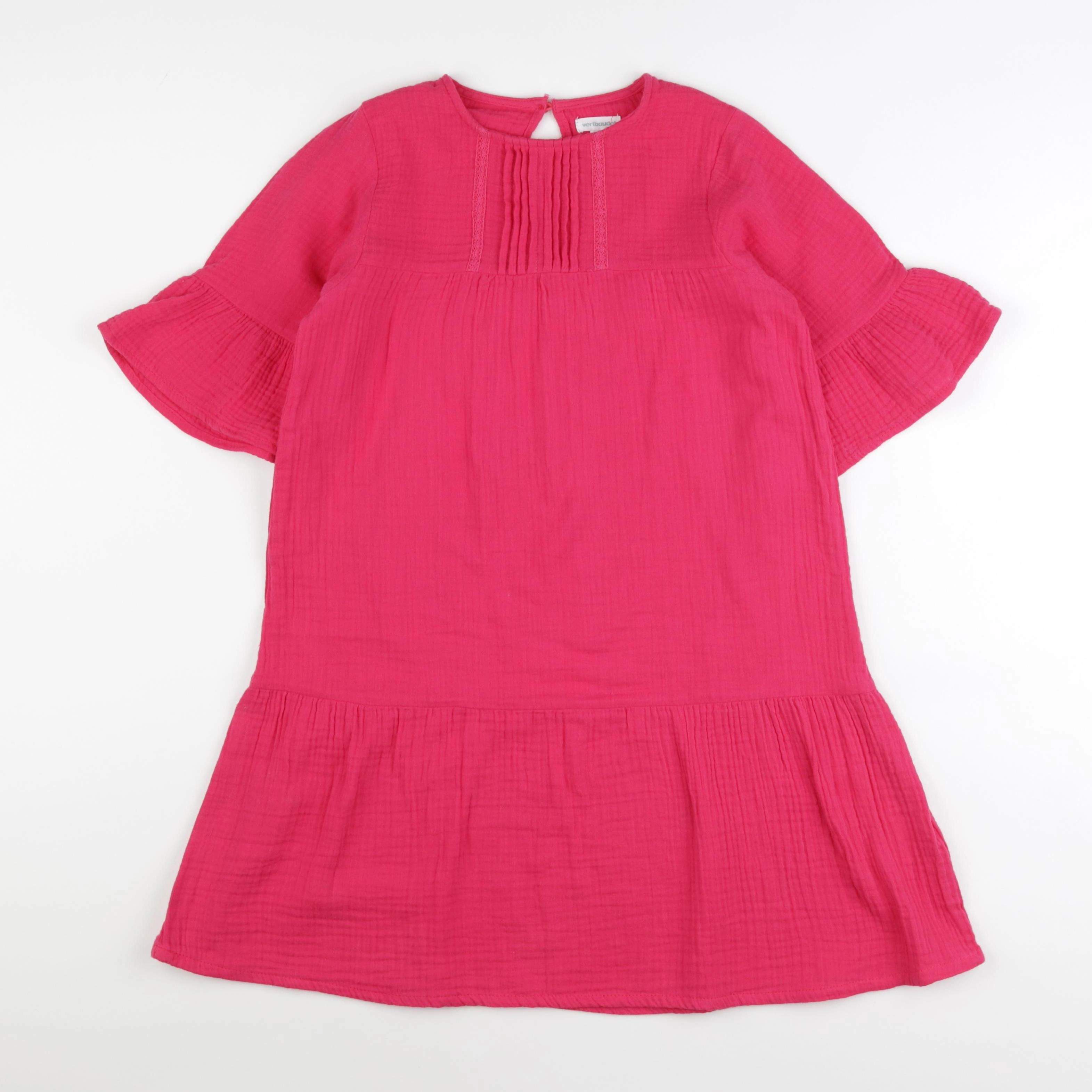 Vertbaudet - robe rose - 10 ans