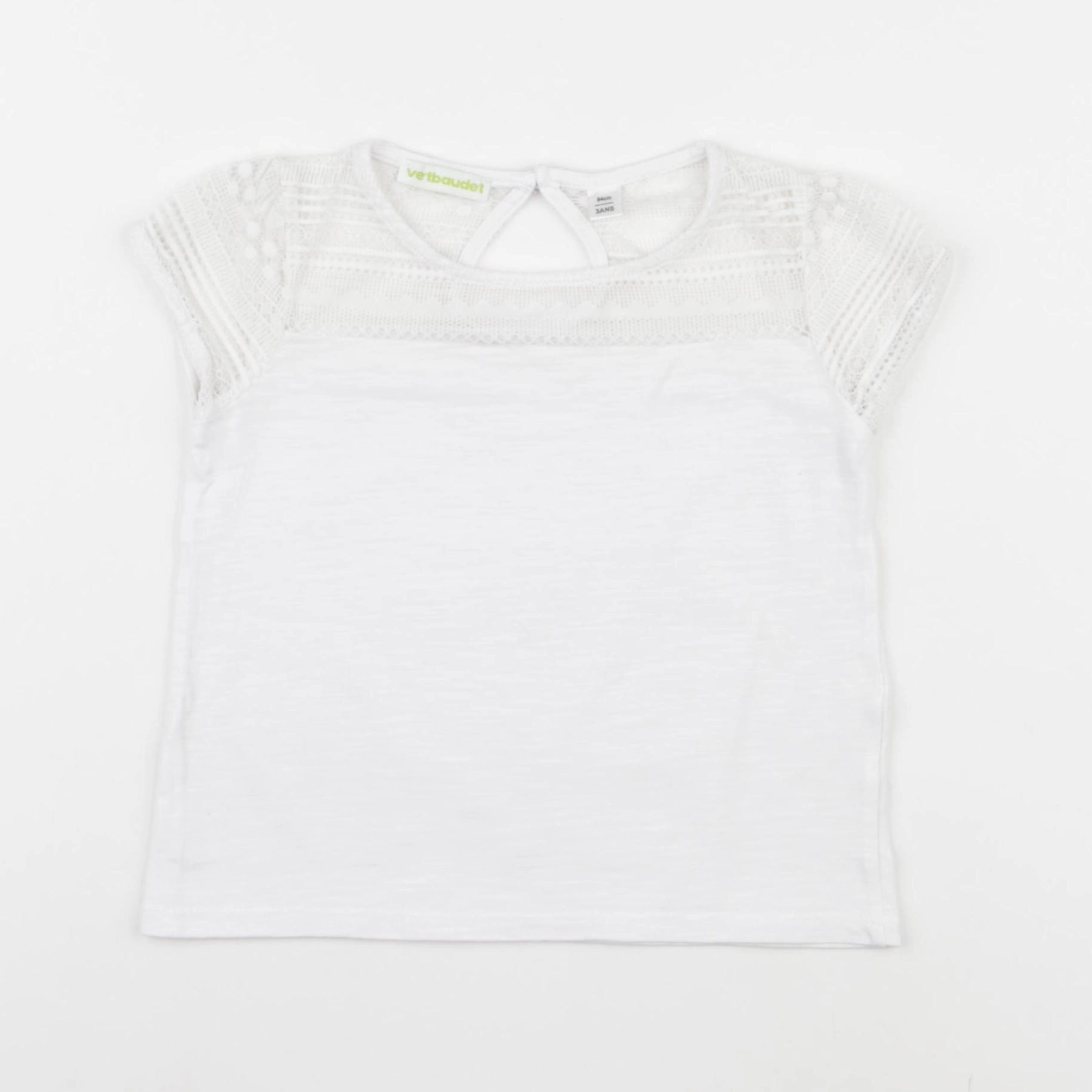 Vertbaudet - tee-shirt blanc - 3 ans