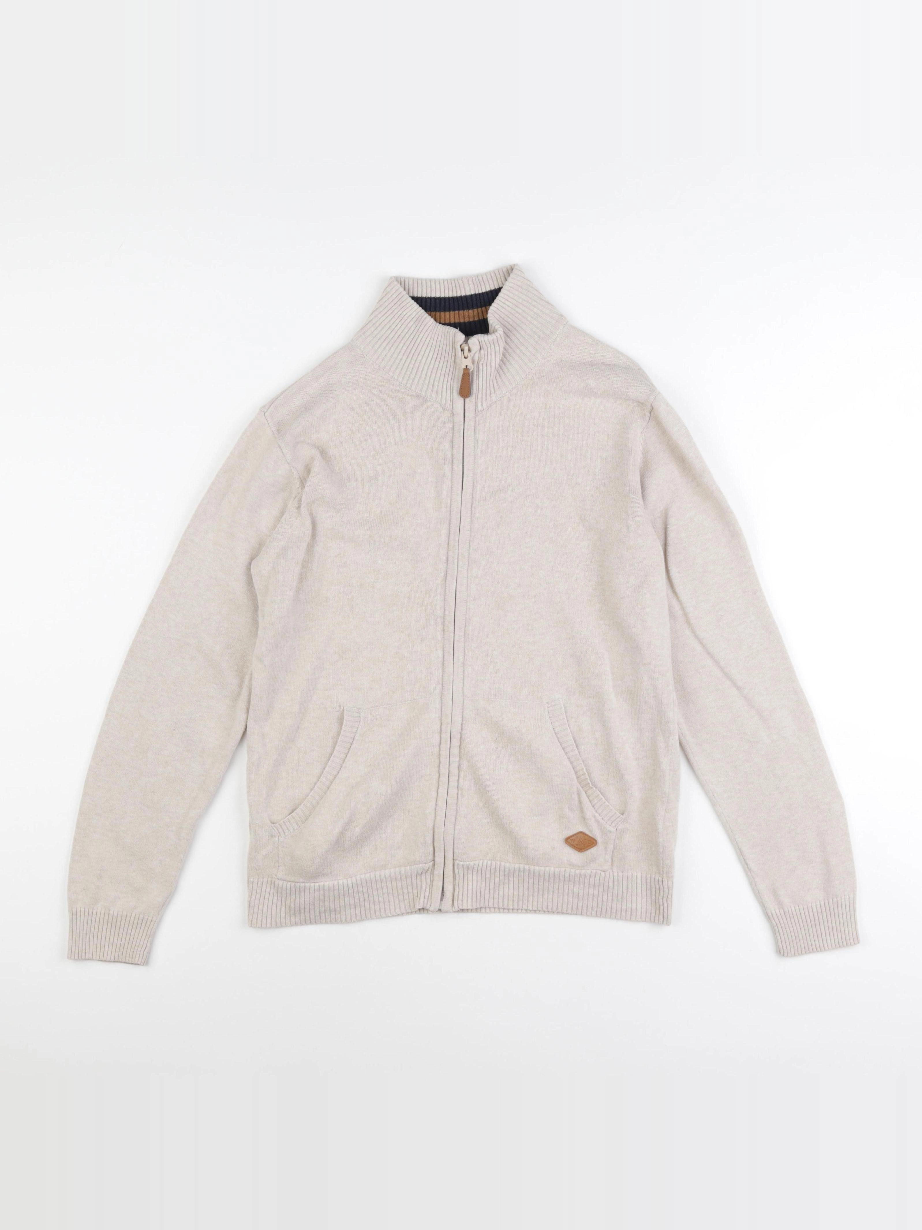 Vertbaudet - gilet beige - 12 ans