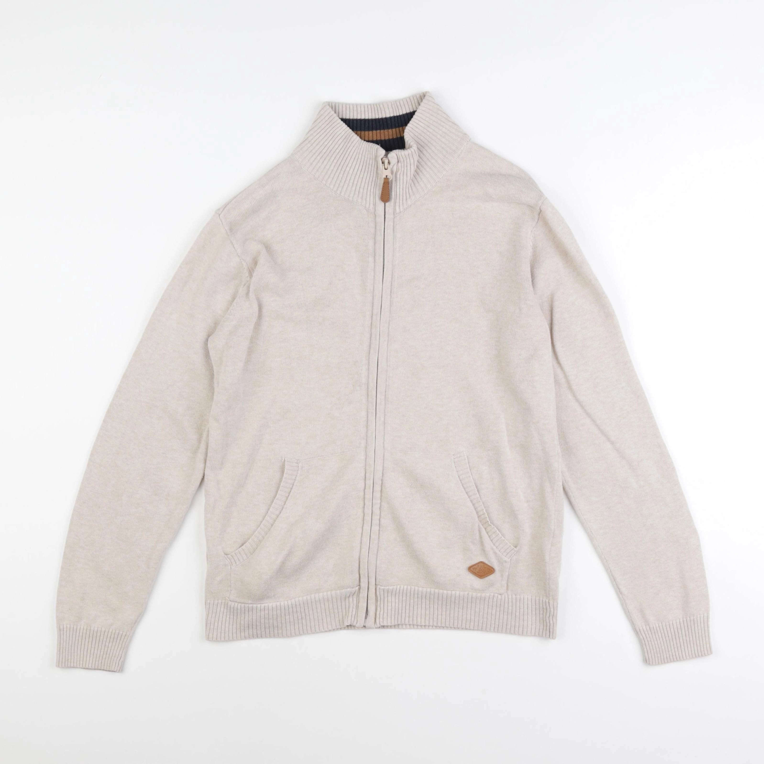 Vertbaudet - gilet beige - 12 ans