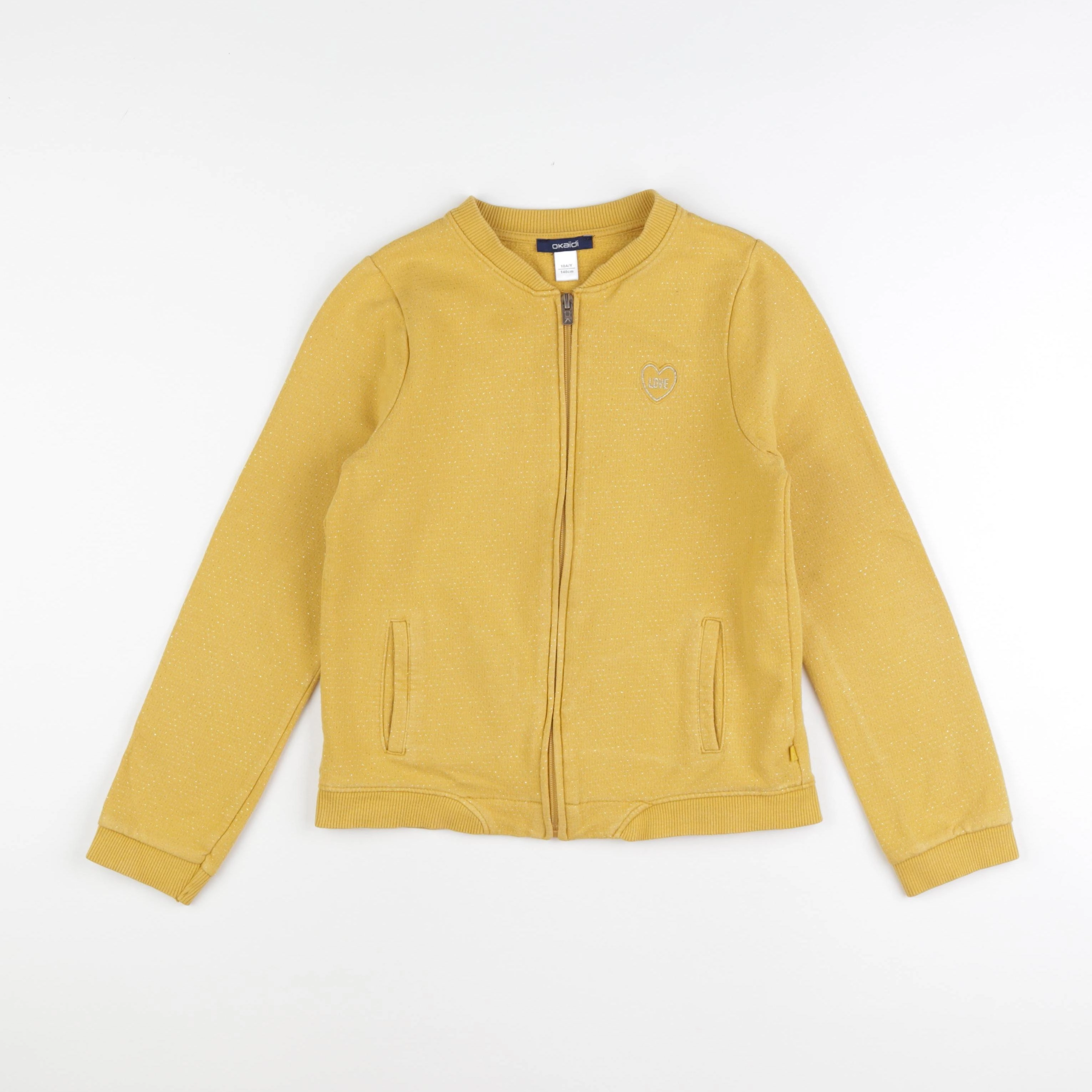 Okaidi - sweat jaune - 10 ans