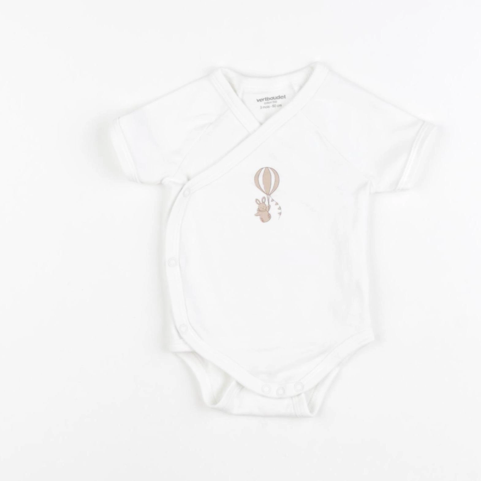 Vertbaudet - body blanc - 3 mois