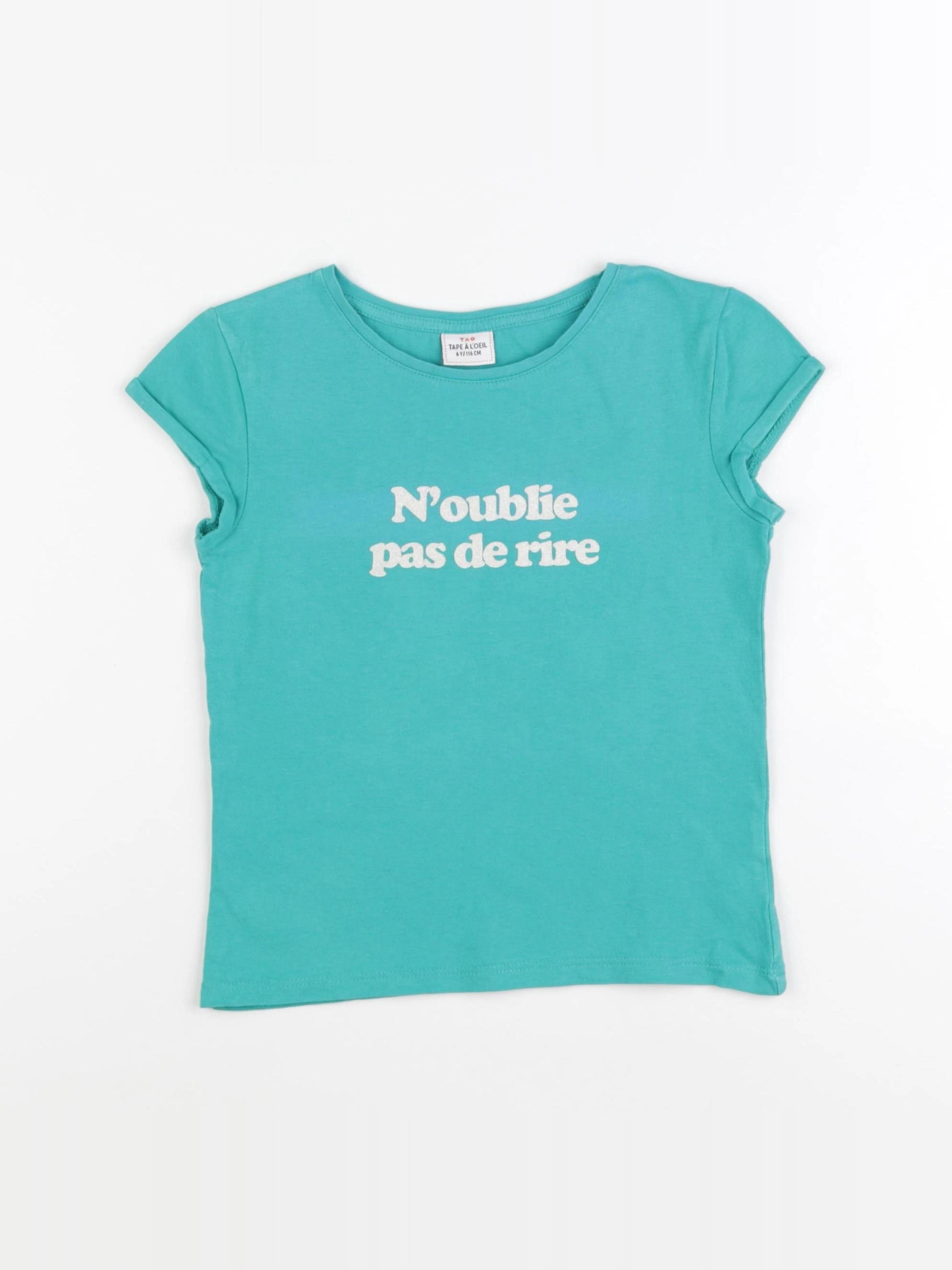 Tape à l'oeil - tee-shirt vert - 6 ans
