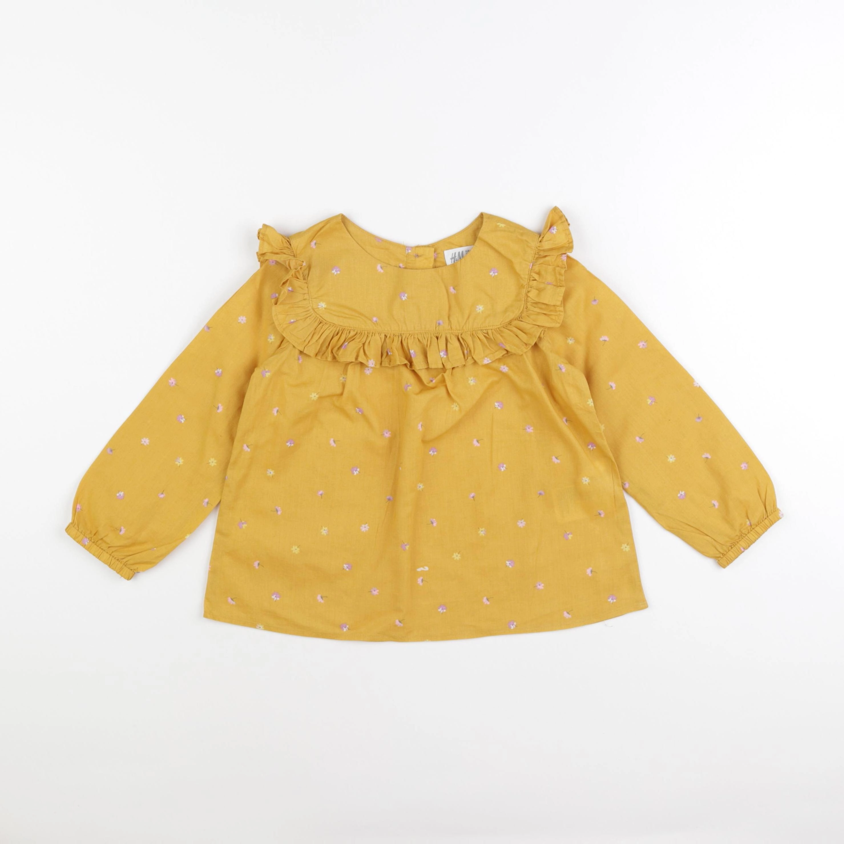 H&M - blouse jaune - 4 ans