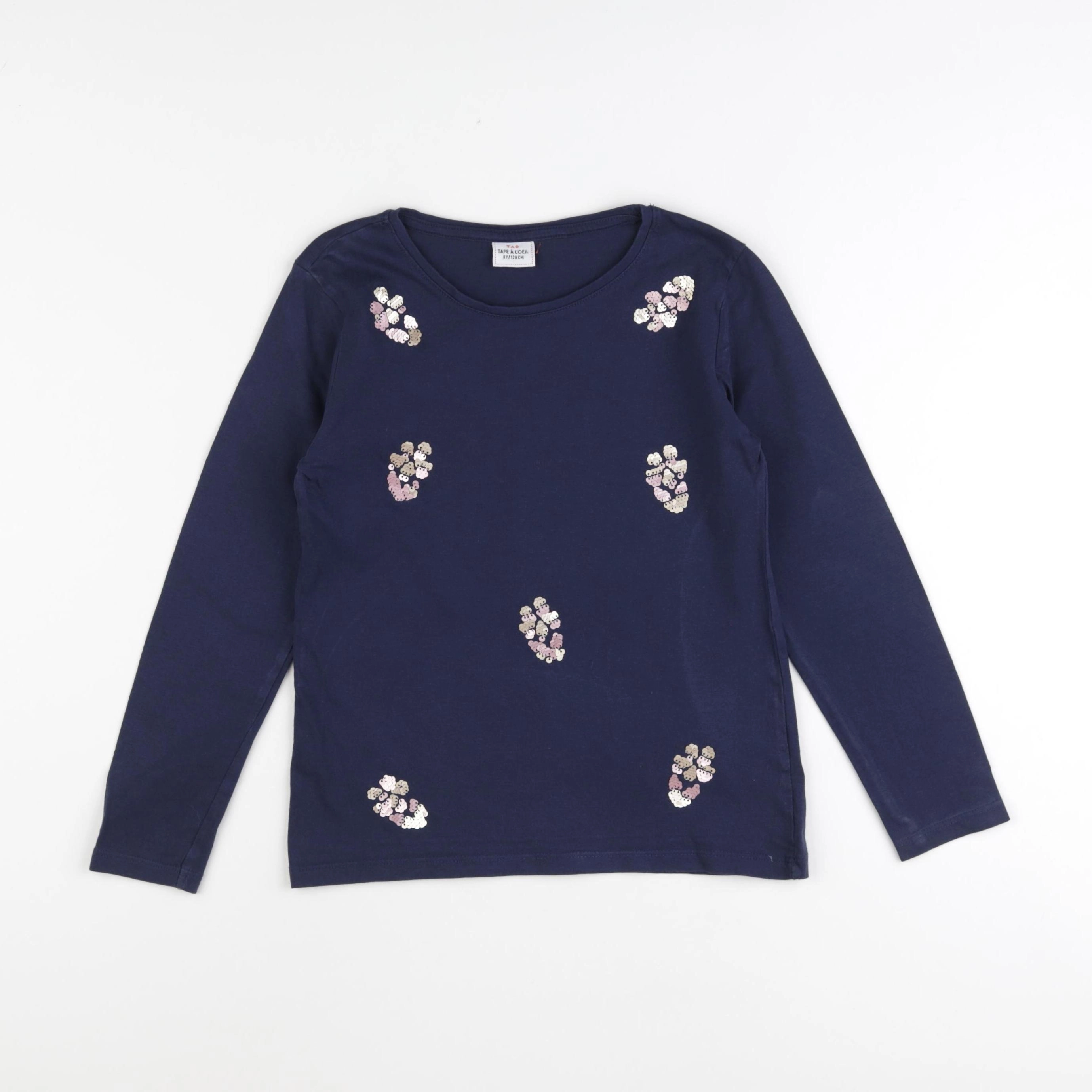 Tape à l'oeil - tee-shirt bleu - 8 ans