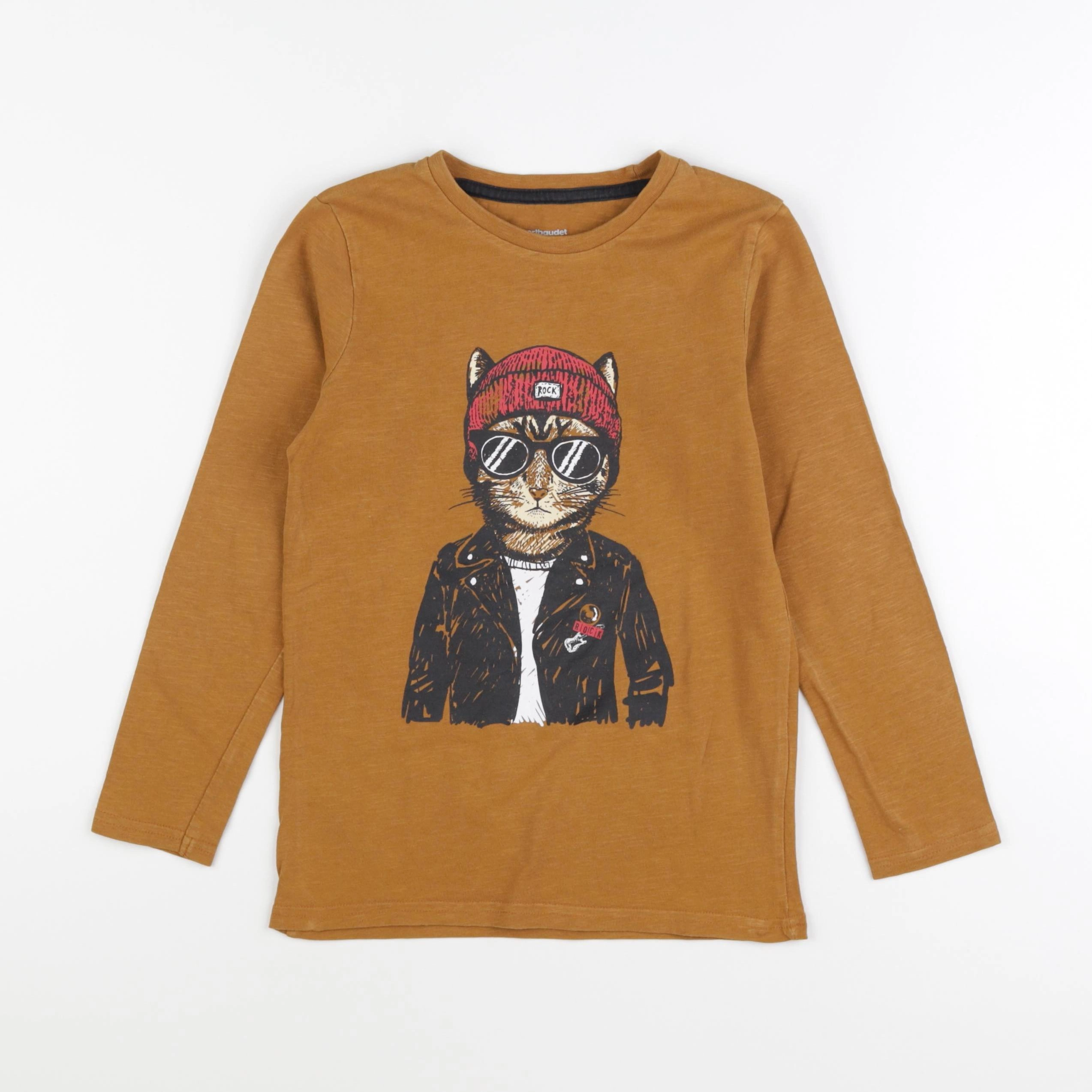 Vertbaudet - tee-shirt jaune - 8 ans