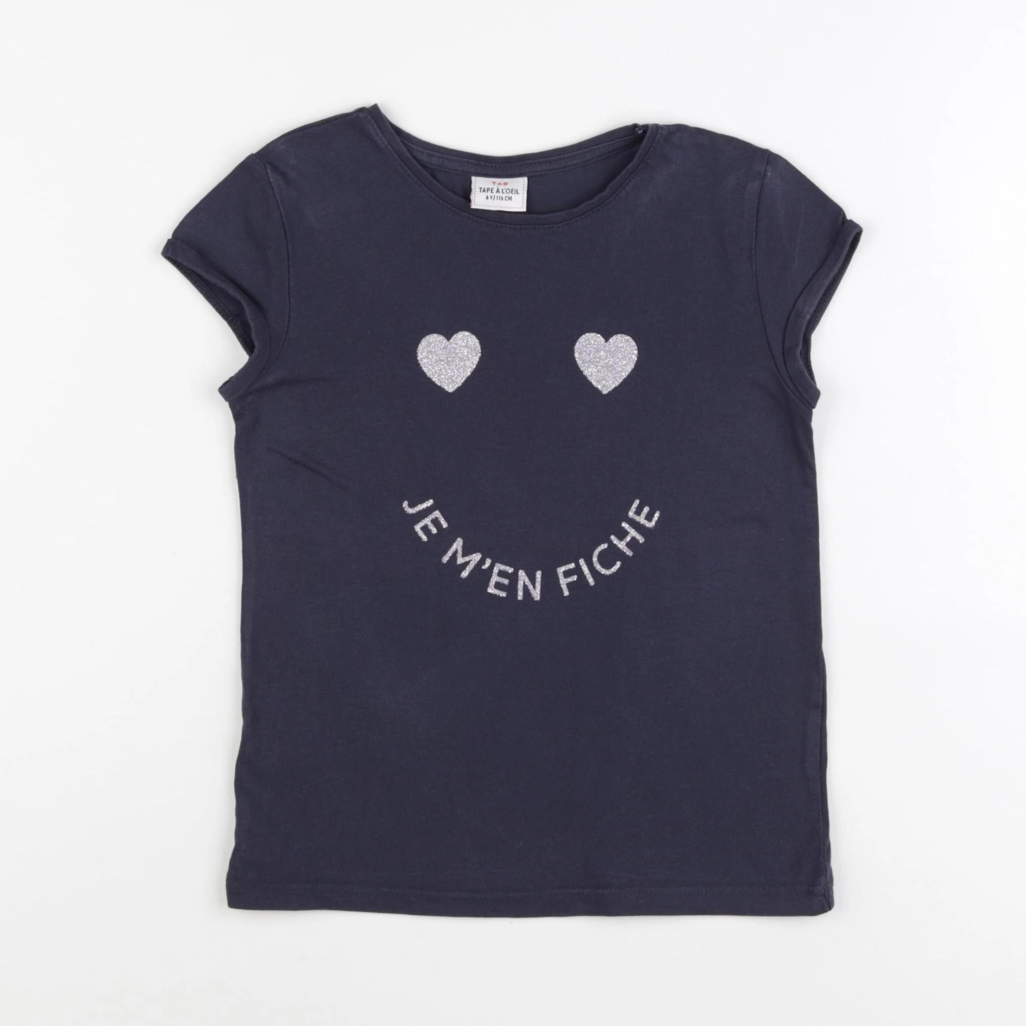 Tape à l'oeil - tee-shirt bleu - 6 ans
