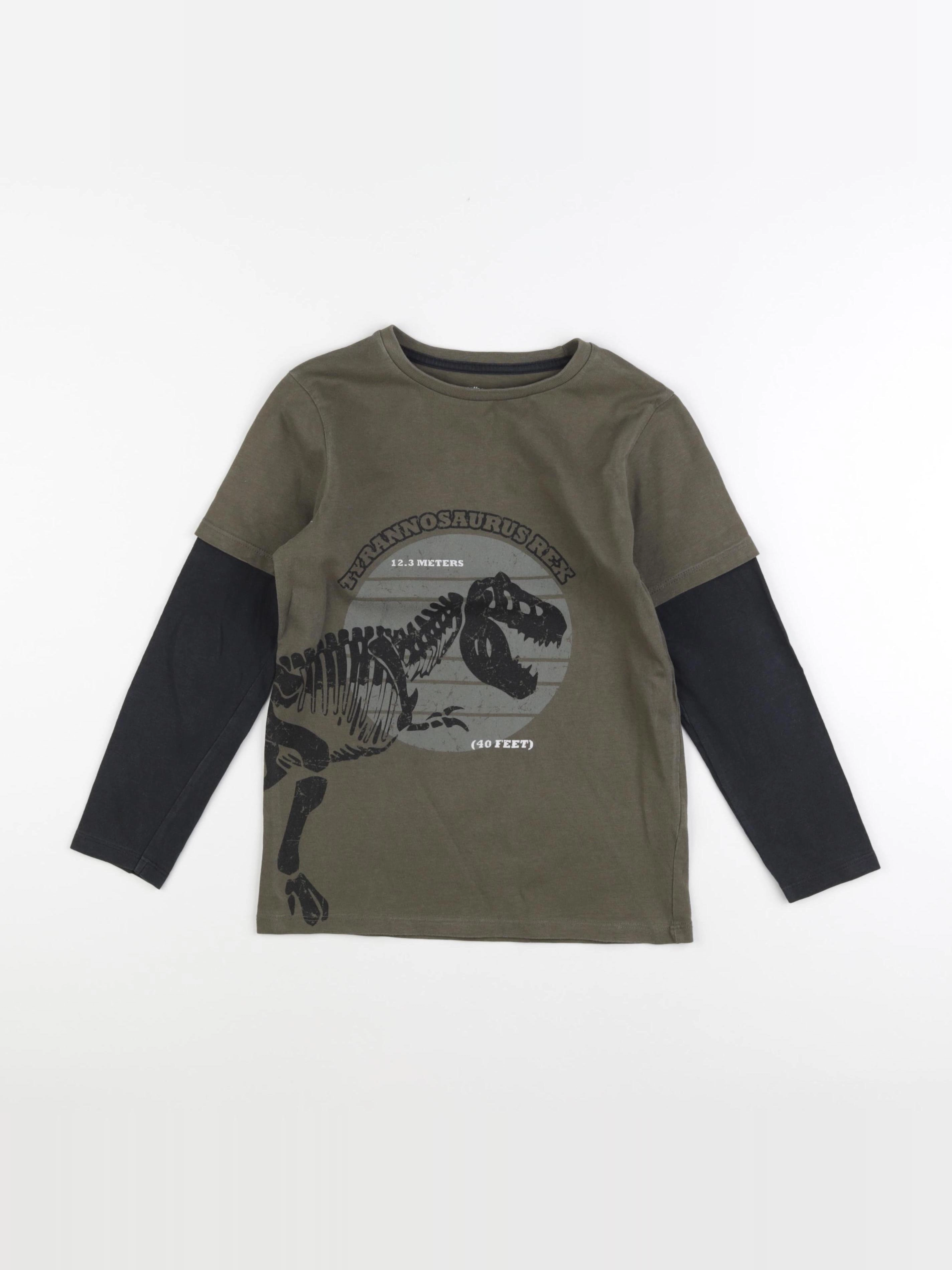 Vertbaudet - tee-shirt vert - 8 ans