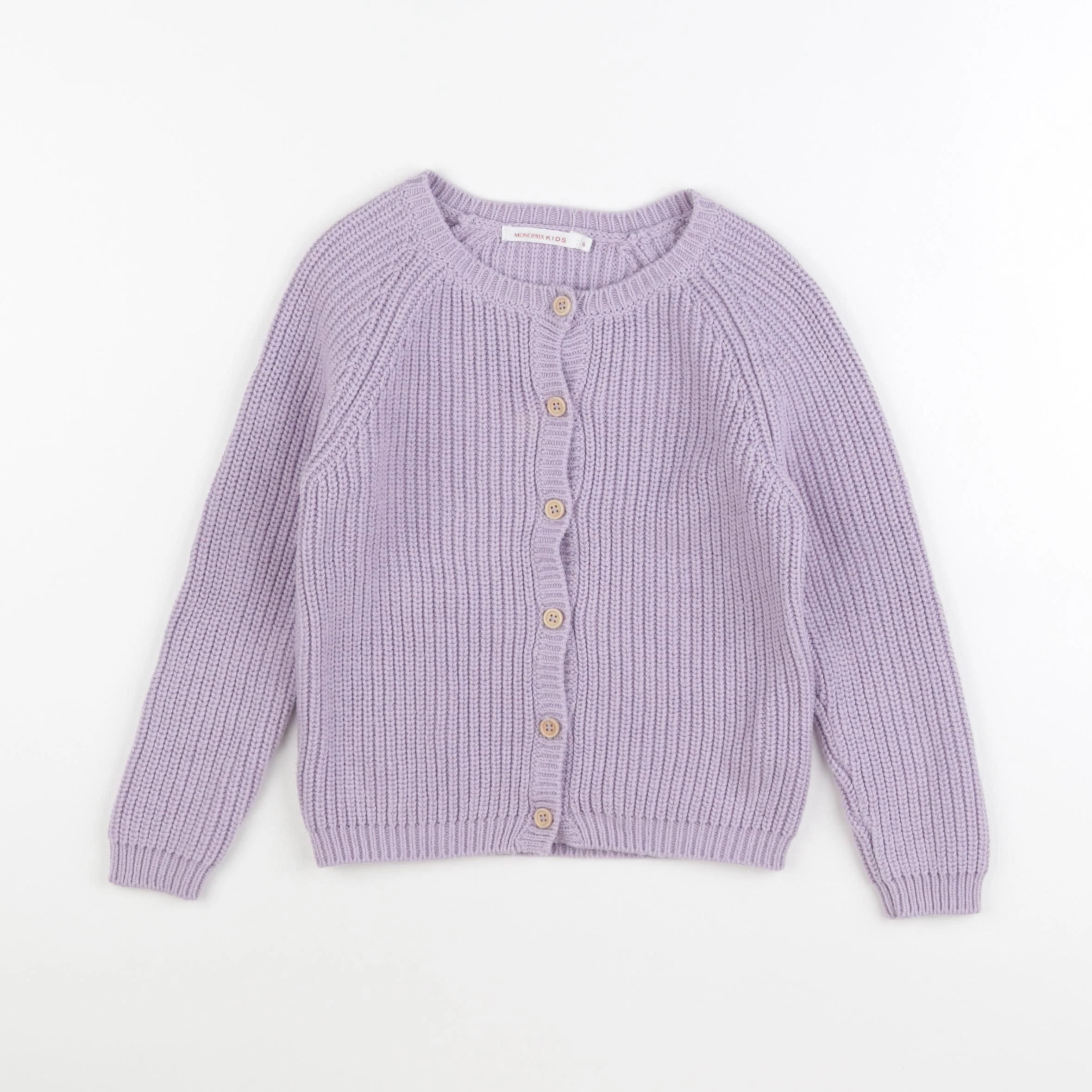 Monoprix - gilet violet - 6 ans