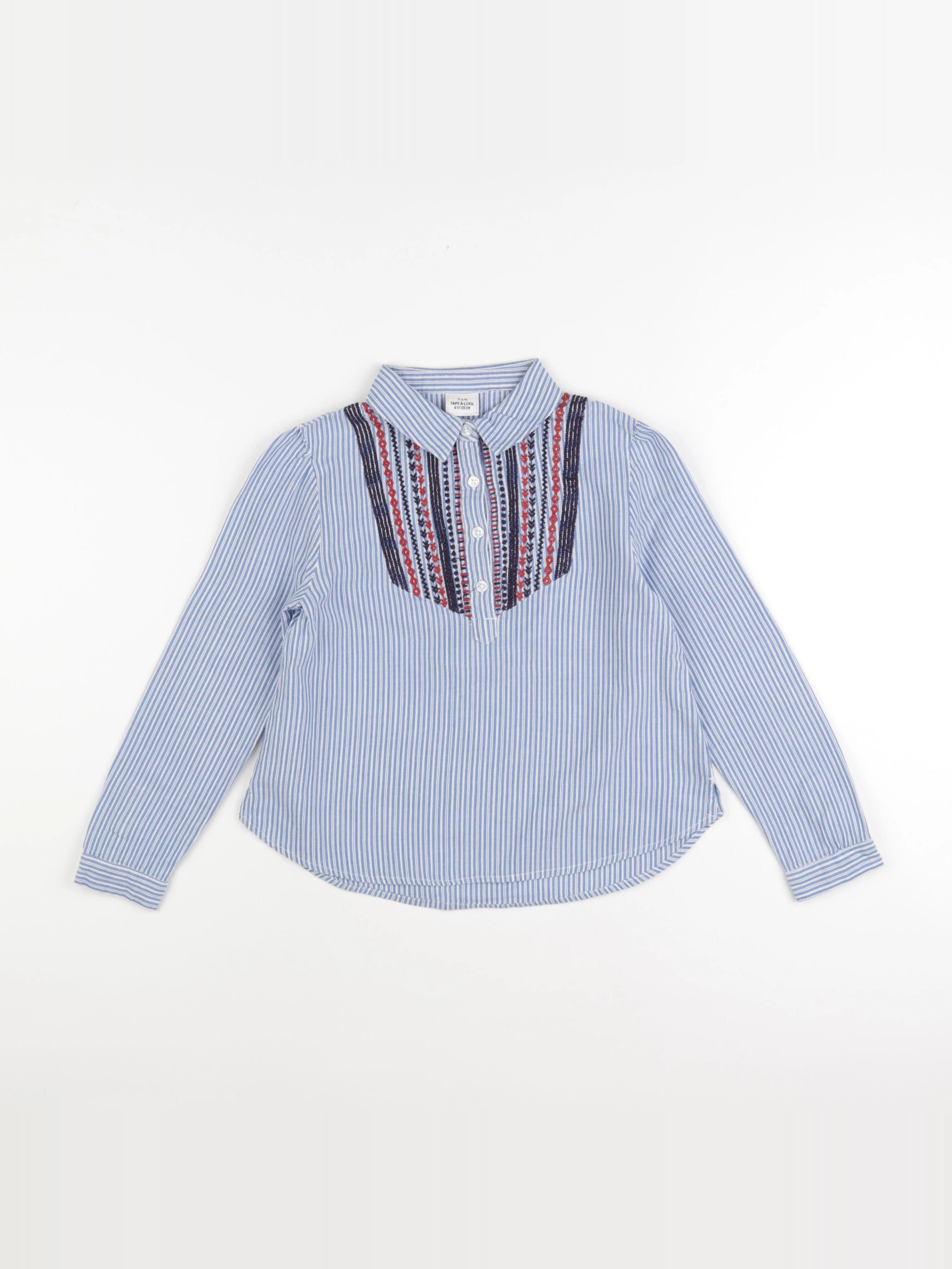 Tape à l'oeil - chemise bleu - 8 ans