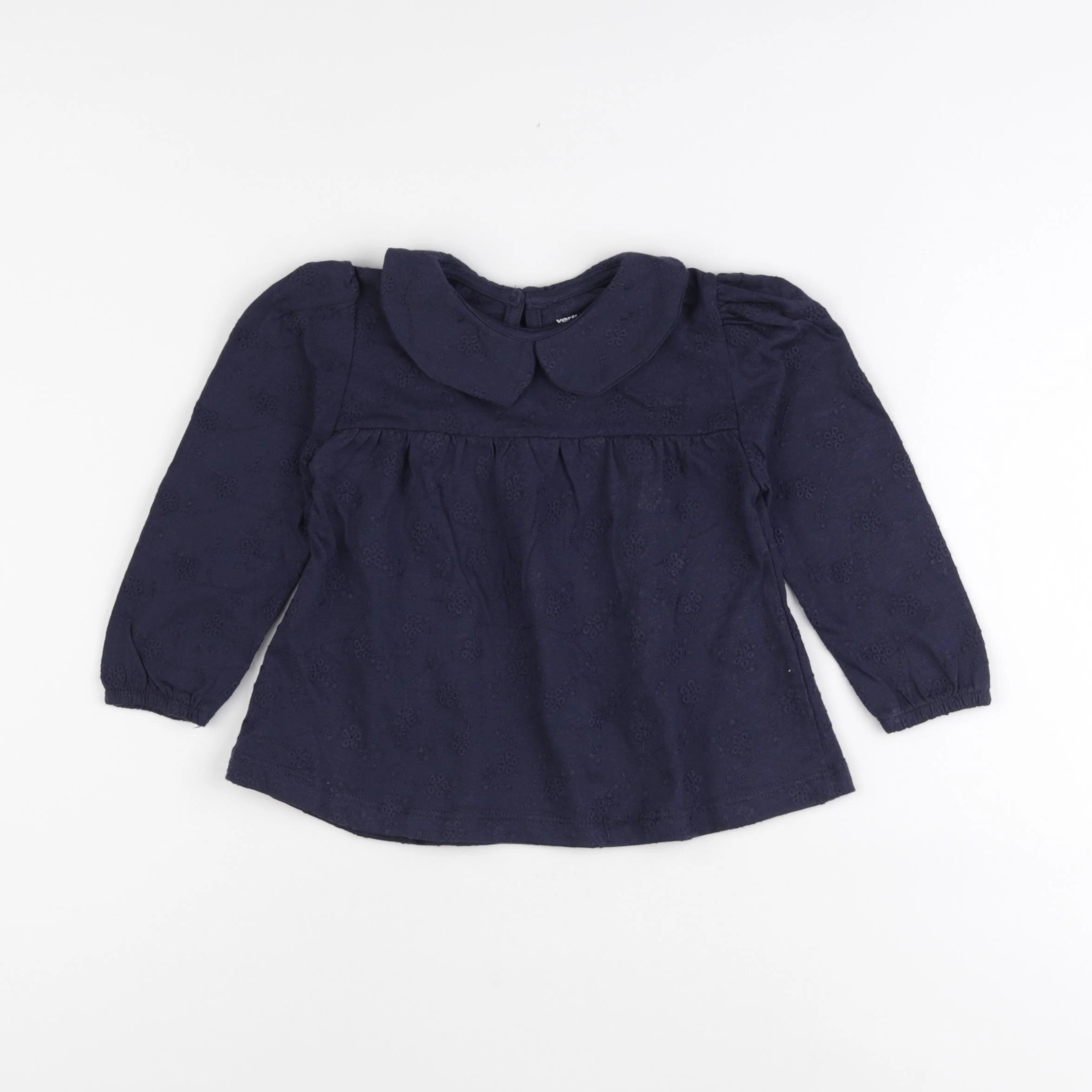 Vertbaudet - tee-shirt bleu - 3 ans