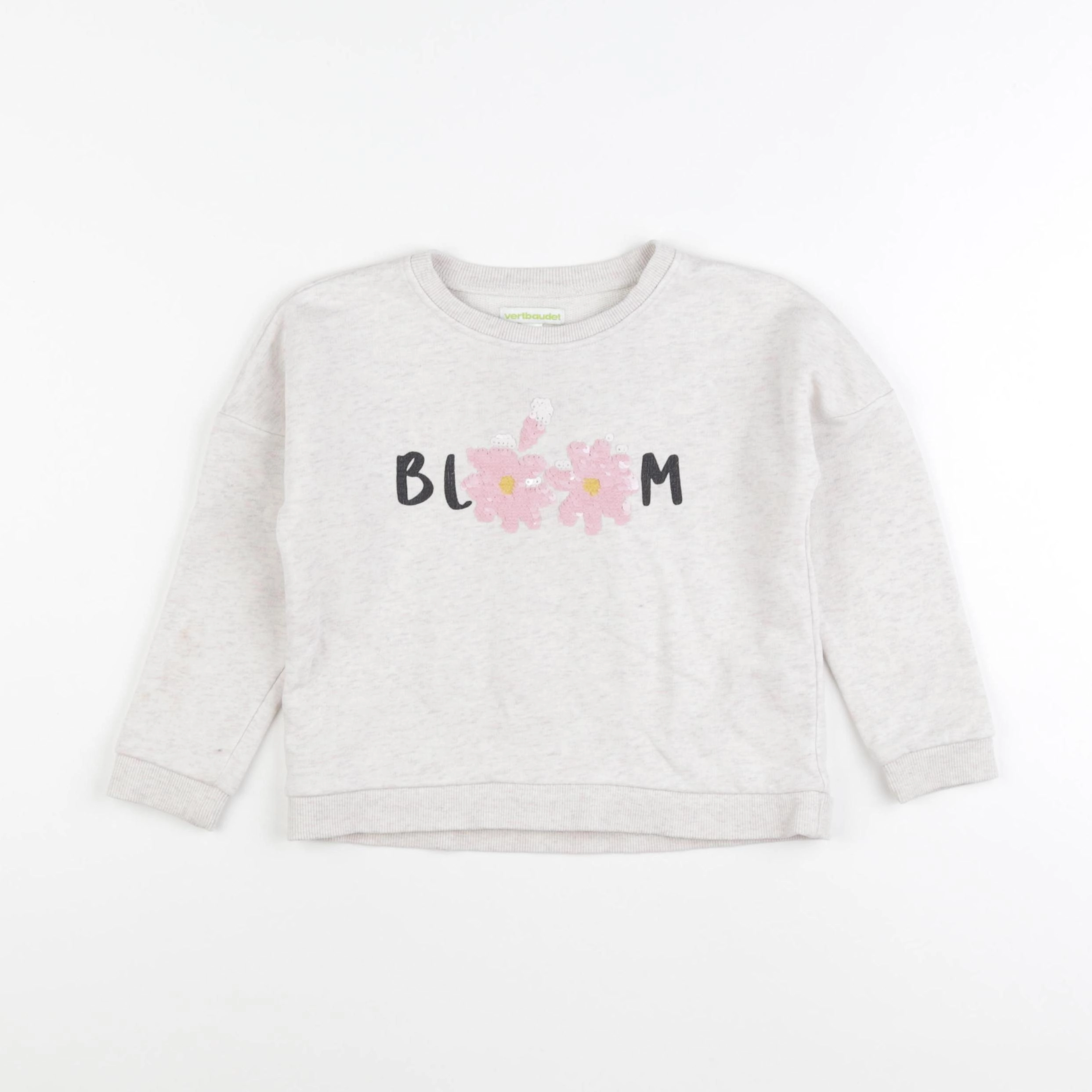 Vertbaudet - sweat gris - 5 ans