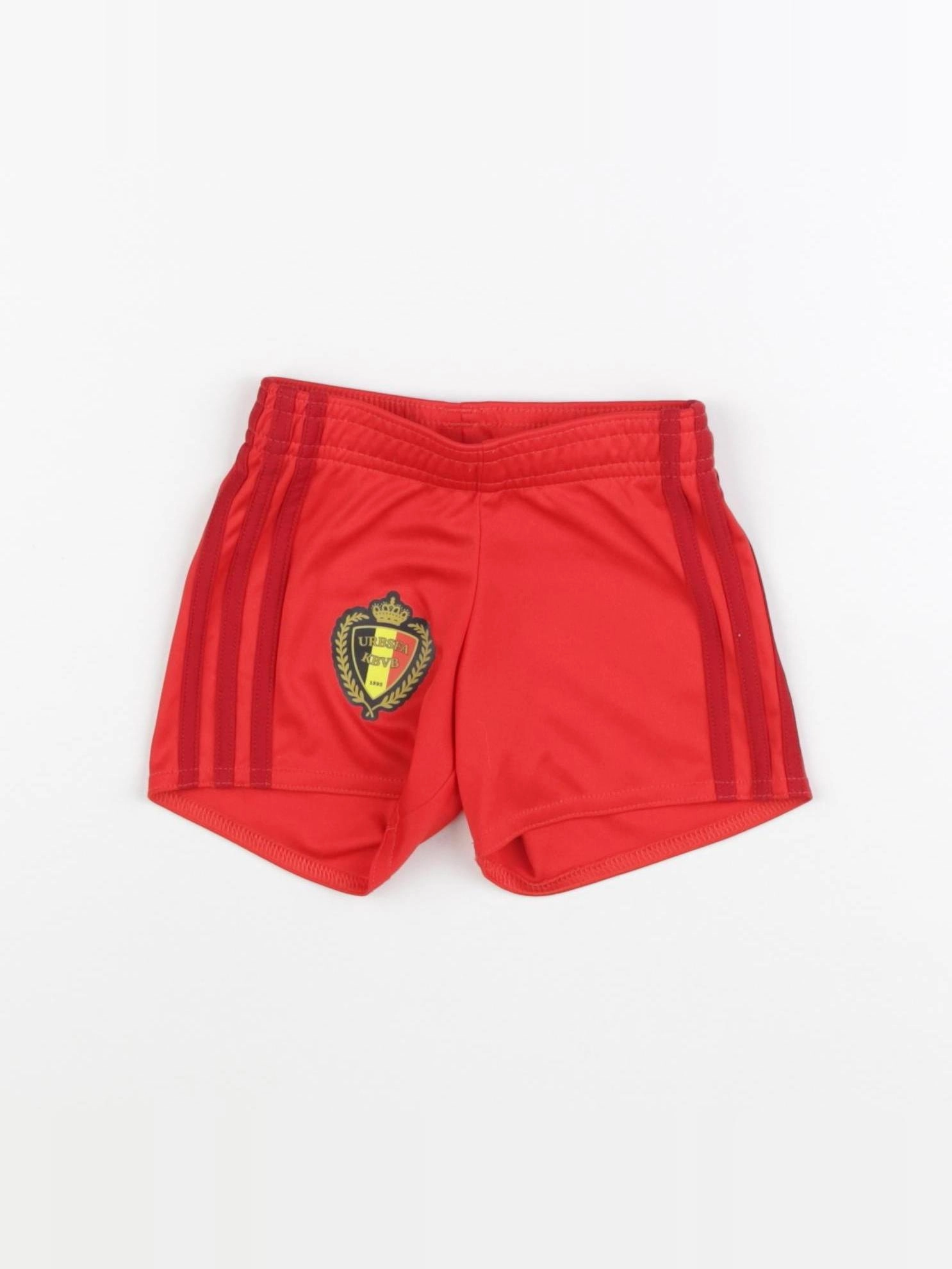 Adidas - short rouge - 3/6 mois