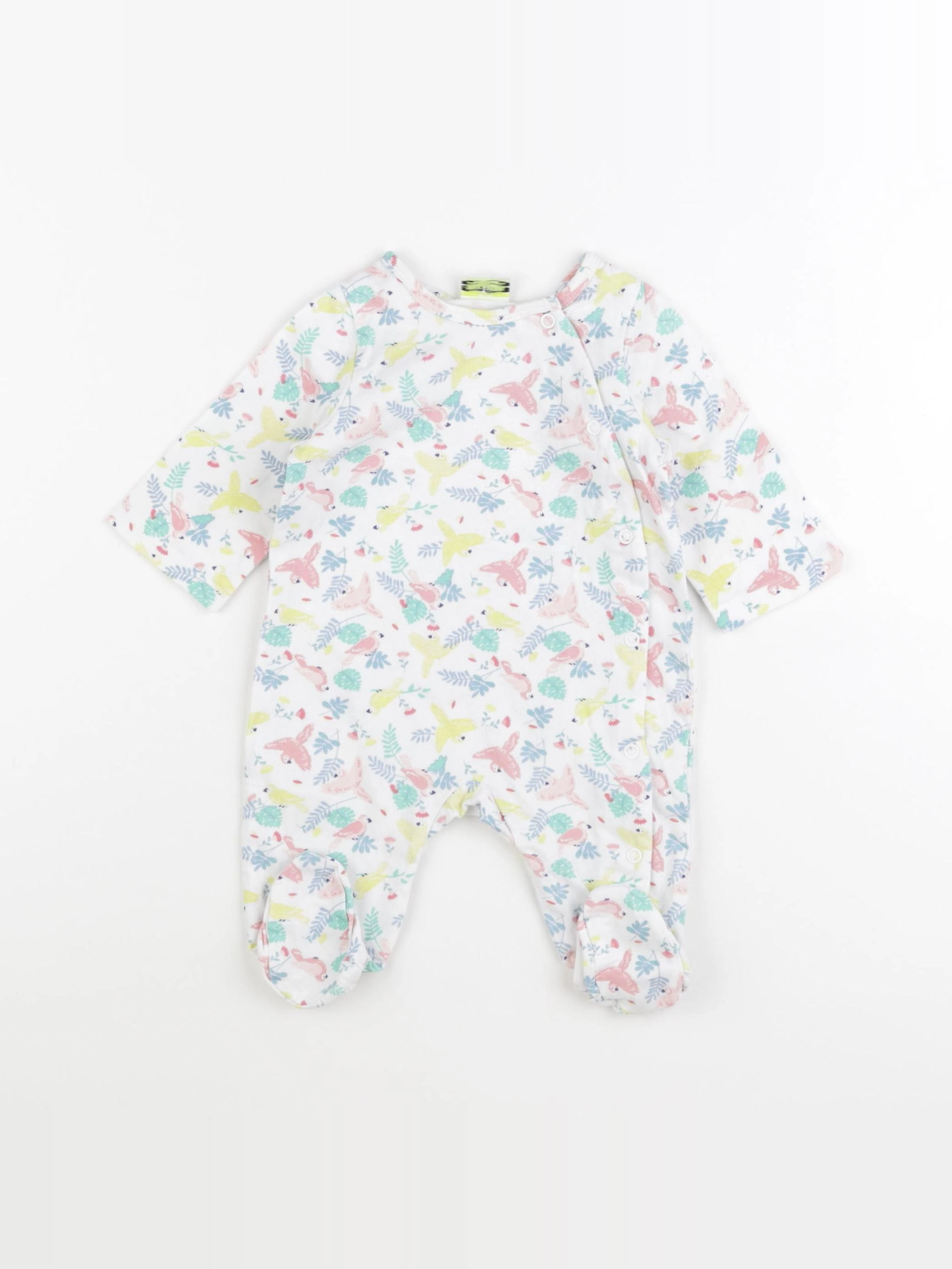 Tape à l'oeil - pyjama coton multicolore - 3 mois