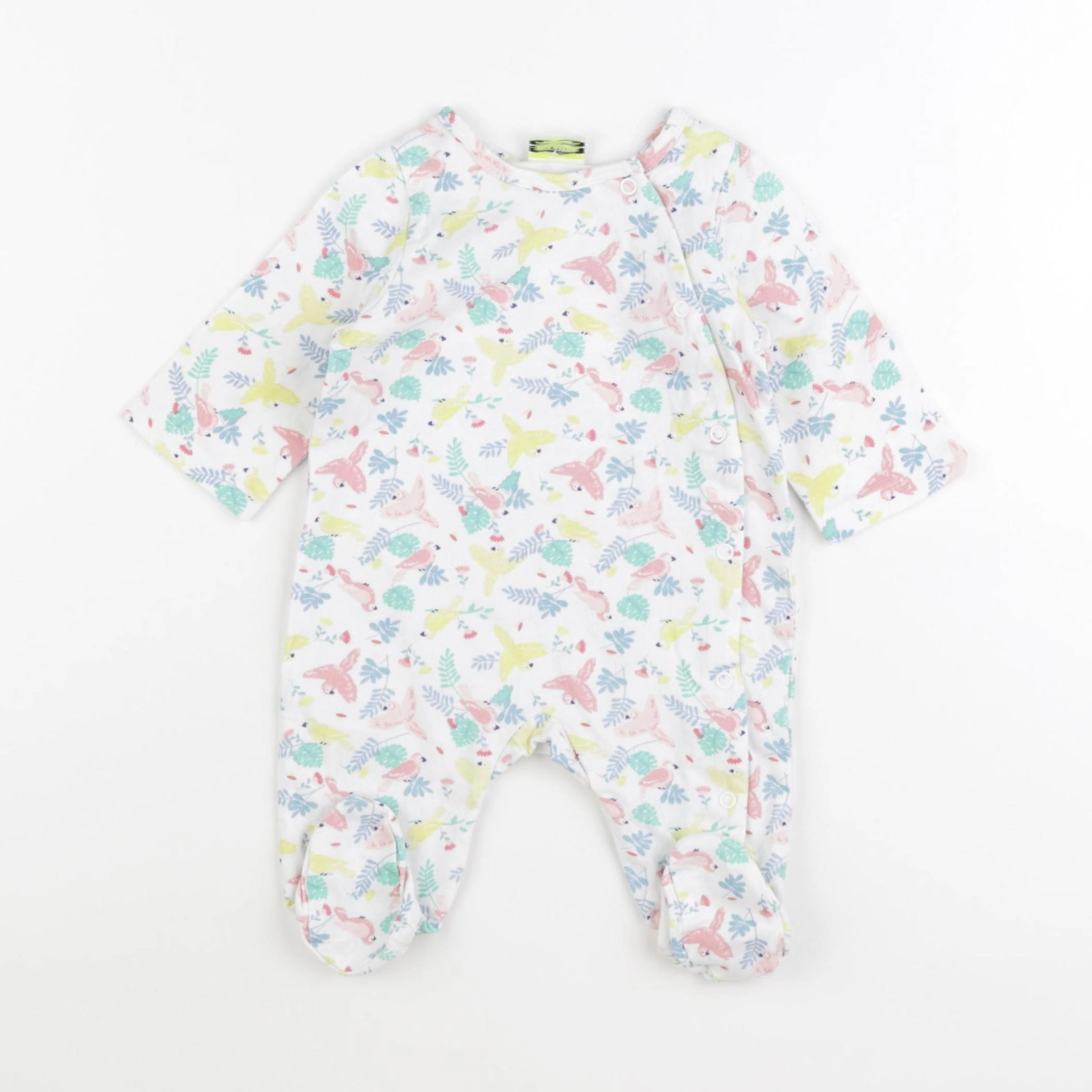 Tape à l'oeil - pyjama coton multicolore - 3 mois