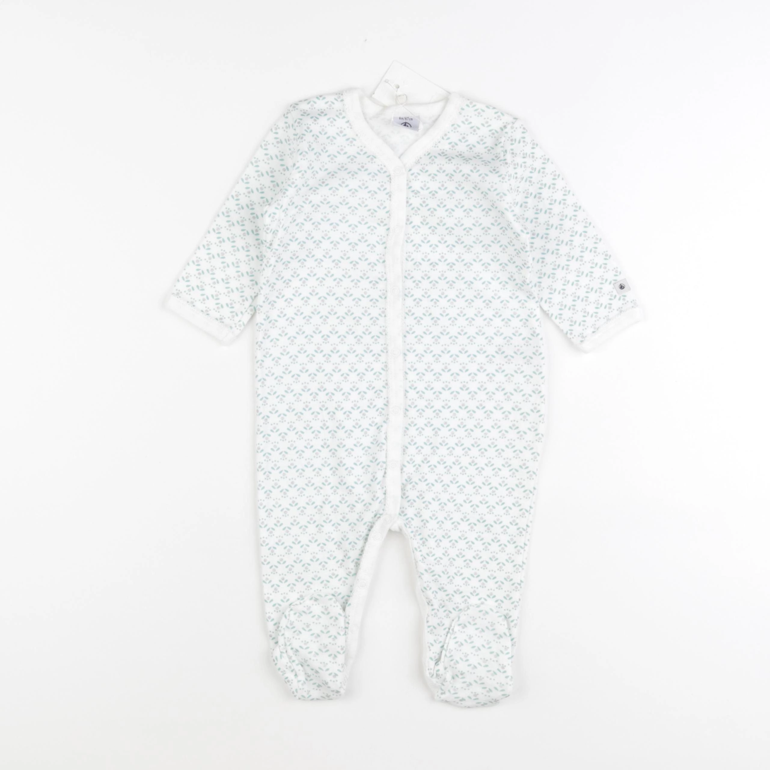 Petit Bateau - pyjama coton multicolore - 6 mois