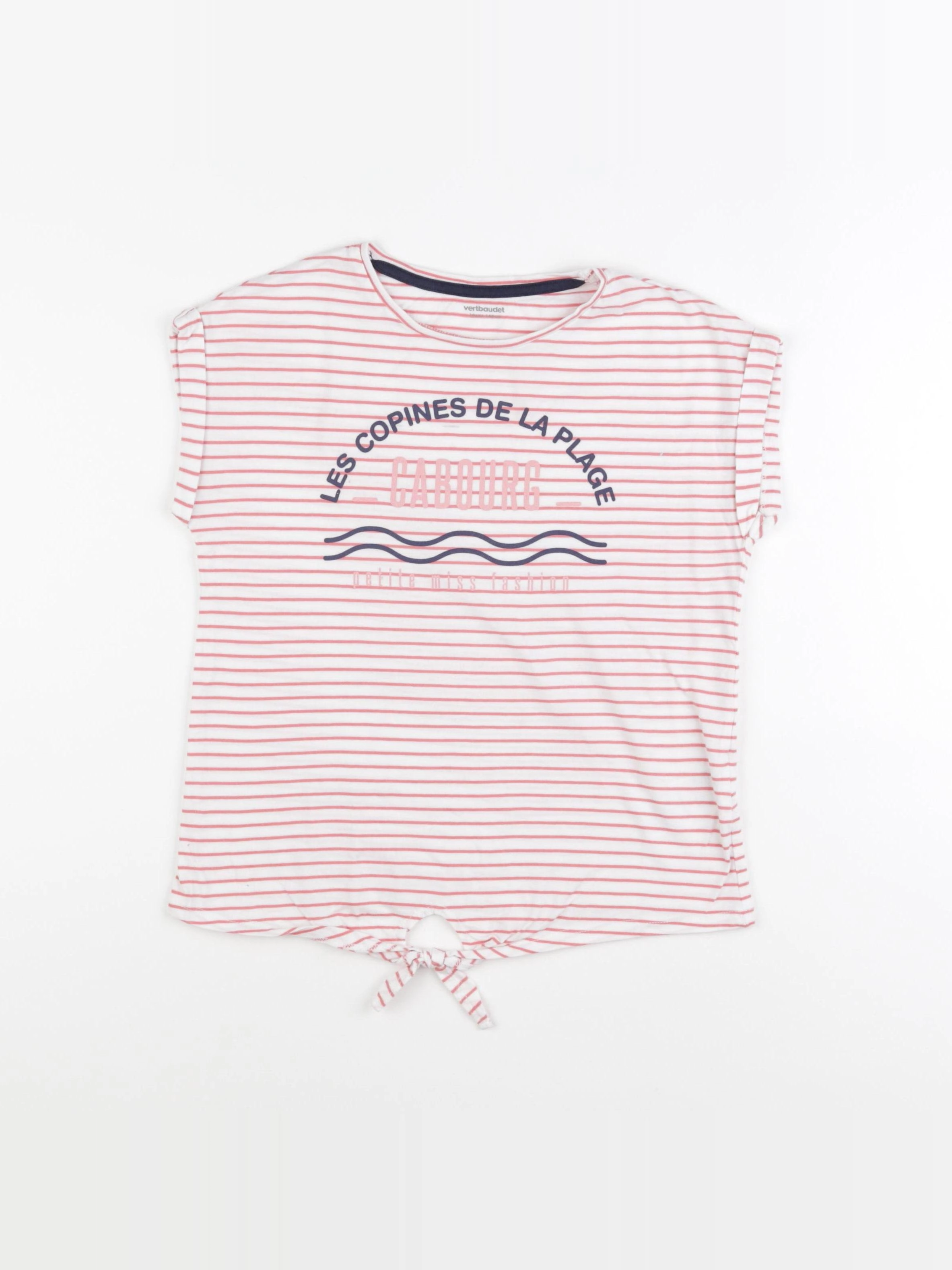 Vertbaudet - tee-shirt rose - 10 ans
