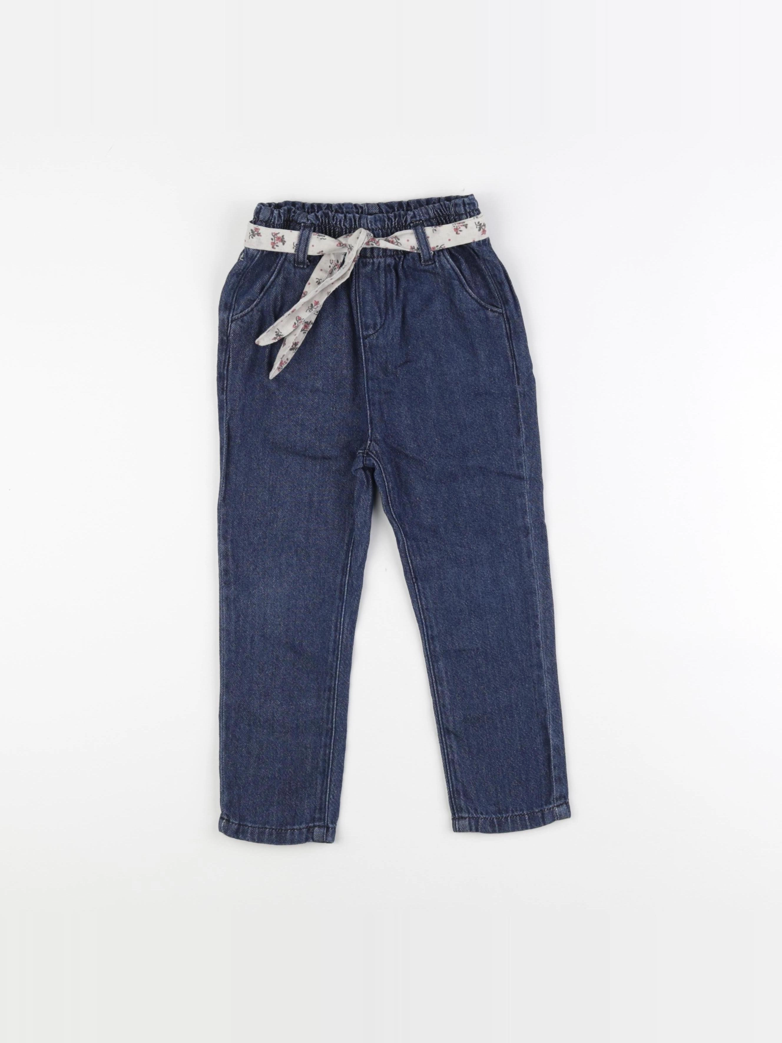 Vertbaudet - pantalon bleu - 36 mois