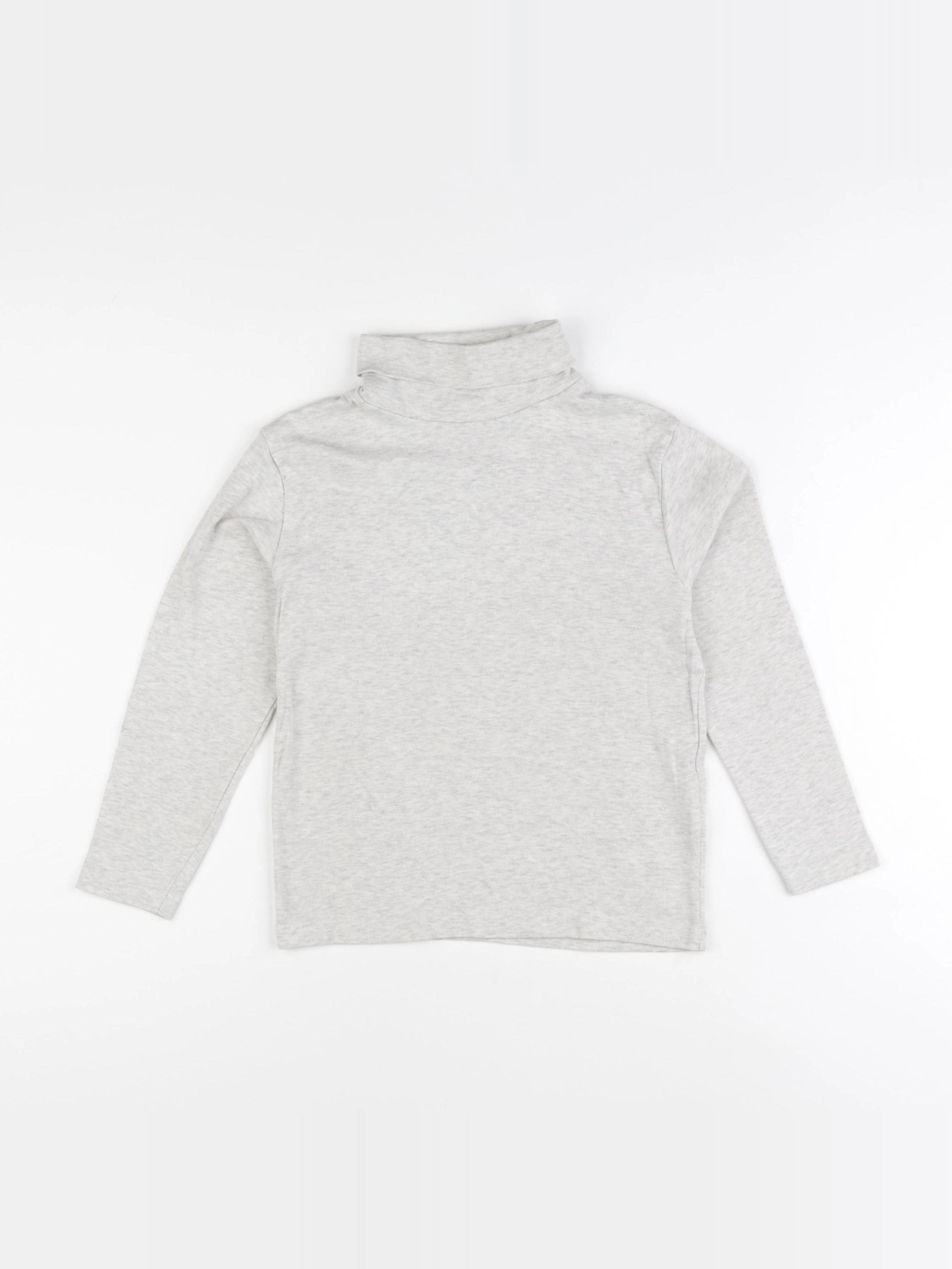 Vertbaudet - sous-pull gris - 8 ans