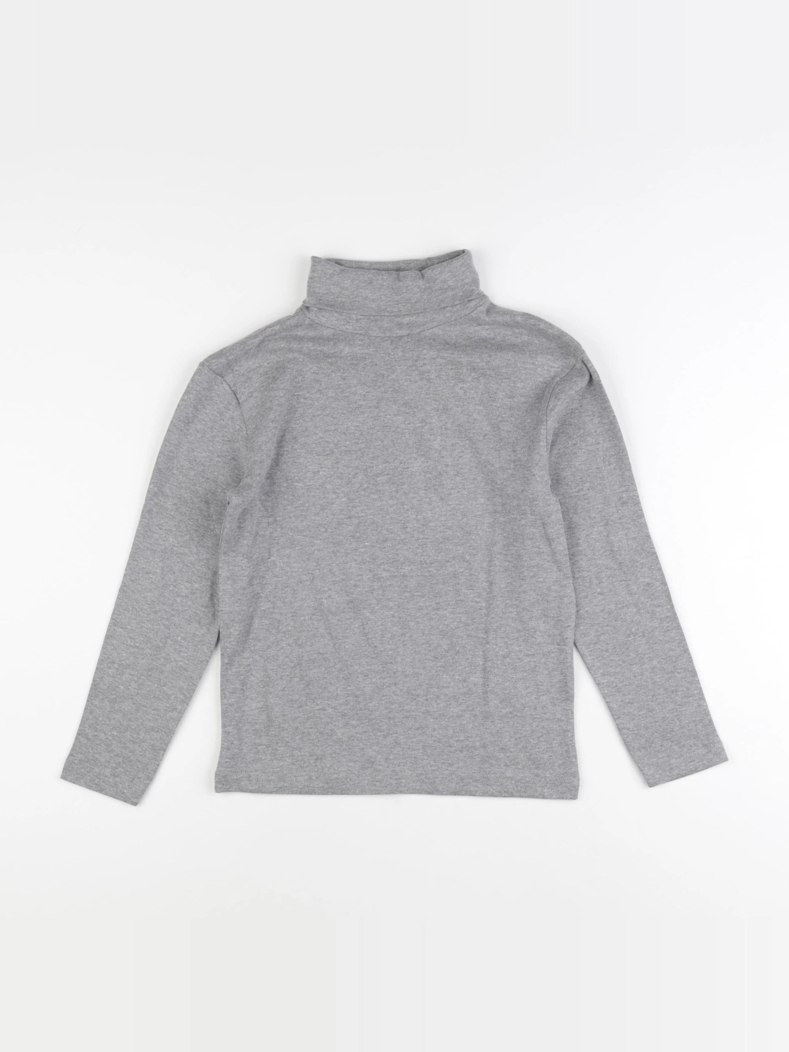 Vertbaudet - sous-pull gris - 8 ans