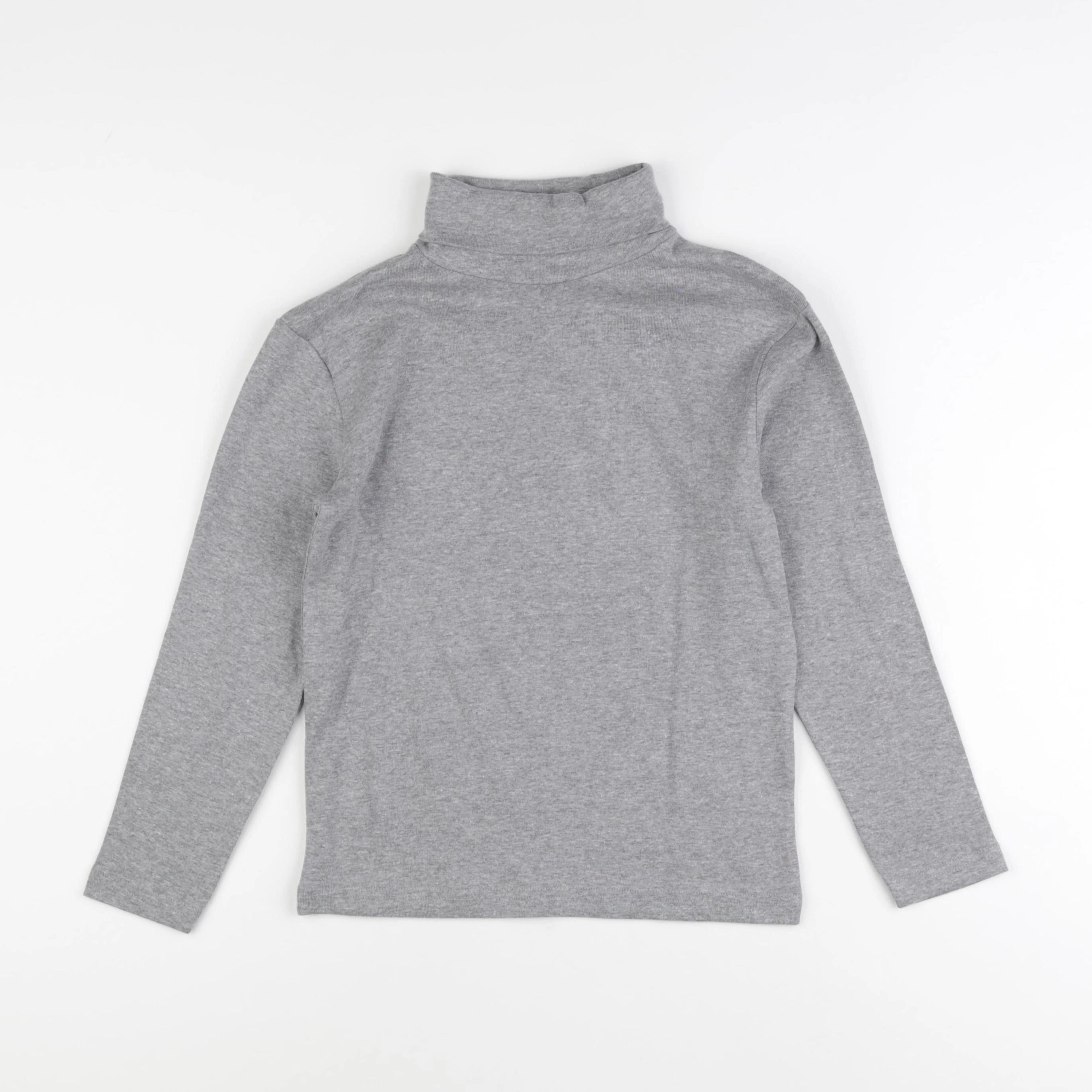 Vertbaudet - sous-pull gris - 8 ans