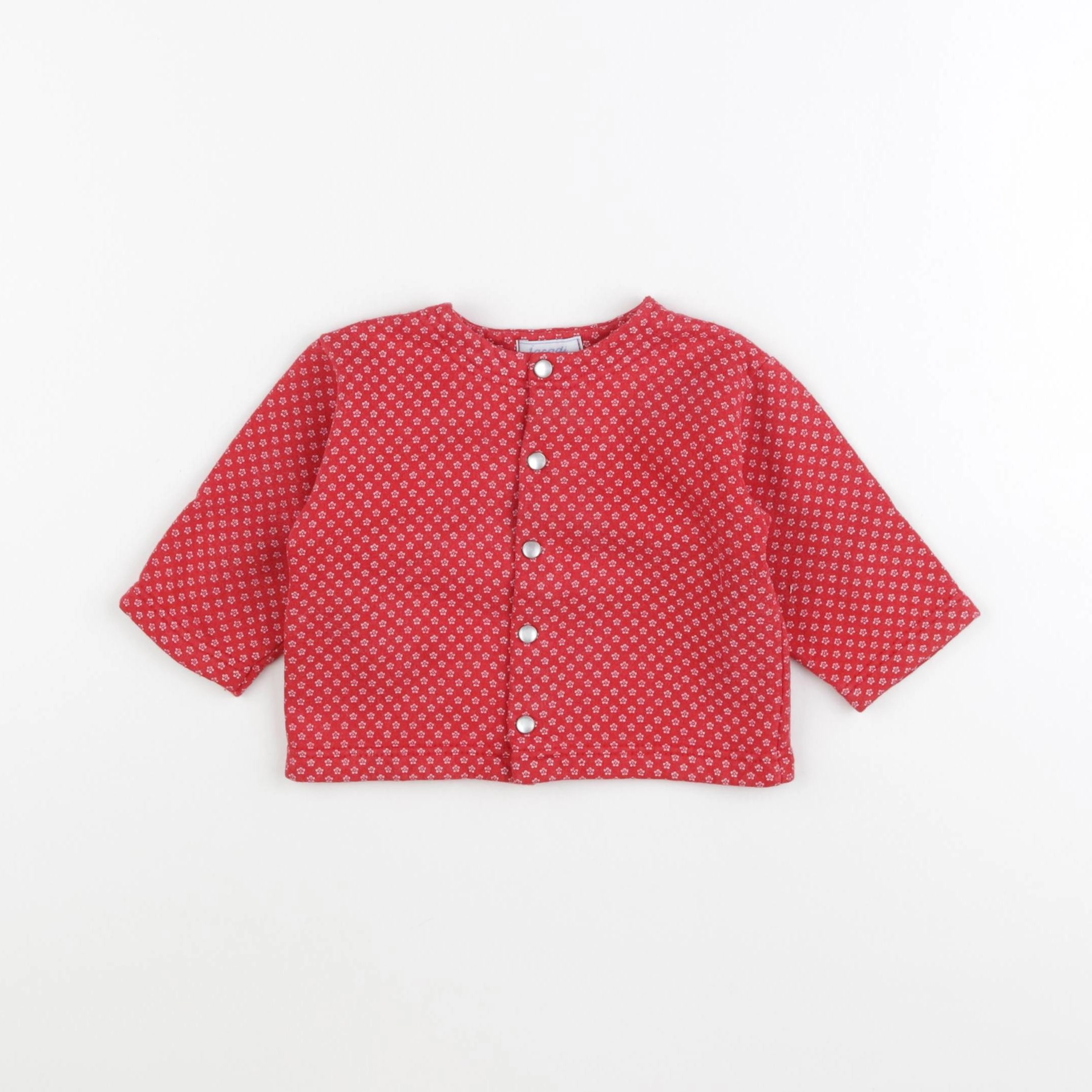 Jacadi - gilet rouge - 6 mois