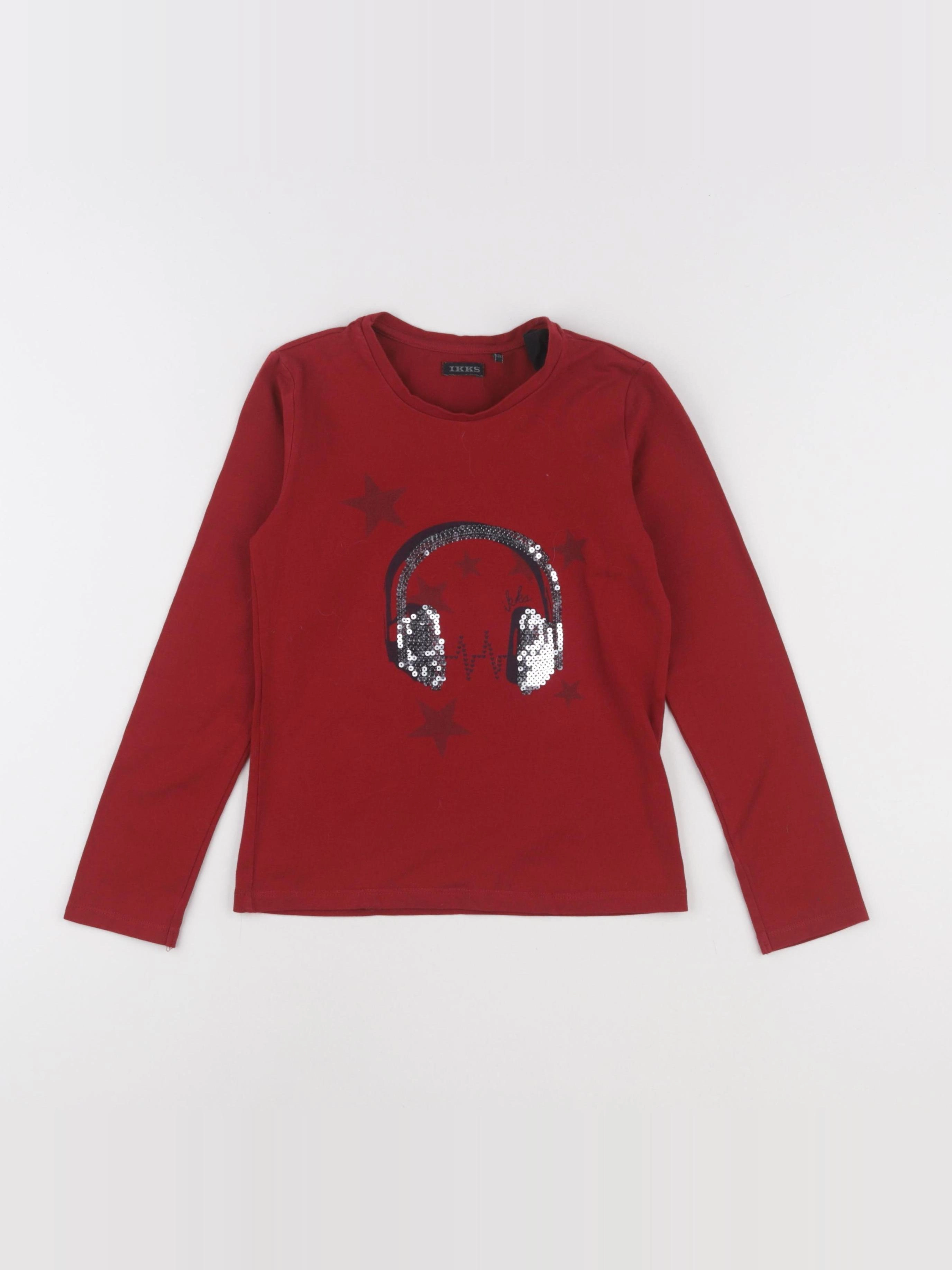 IKKS - tee-shirt rouge - 8 ans