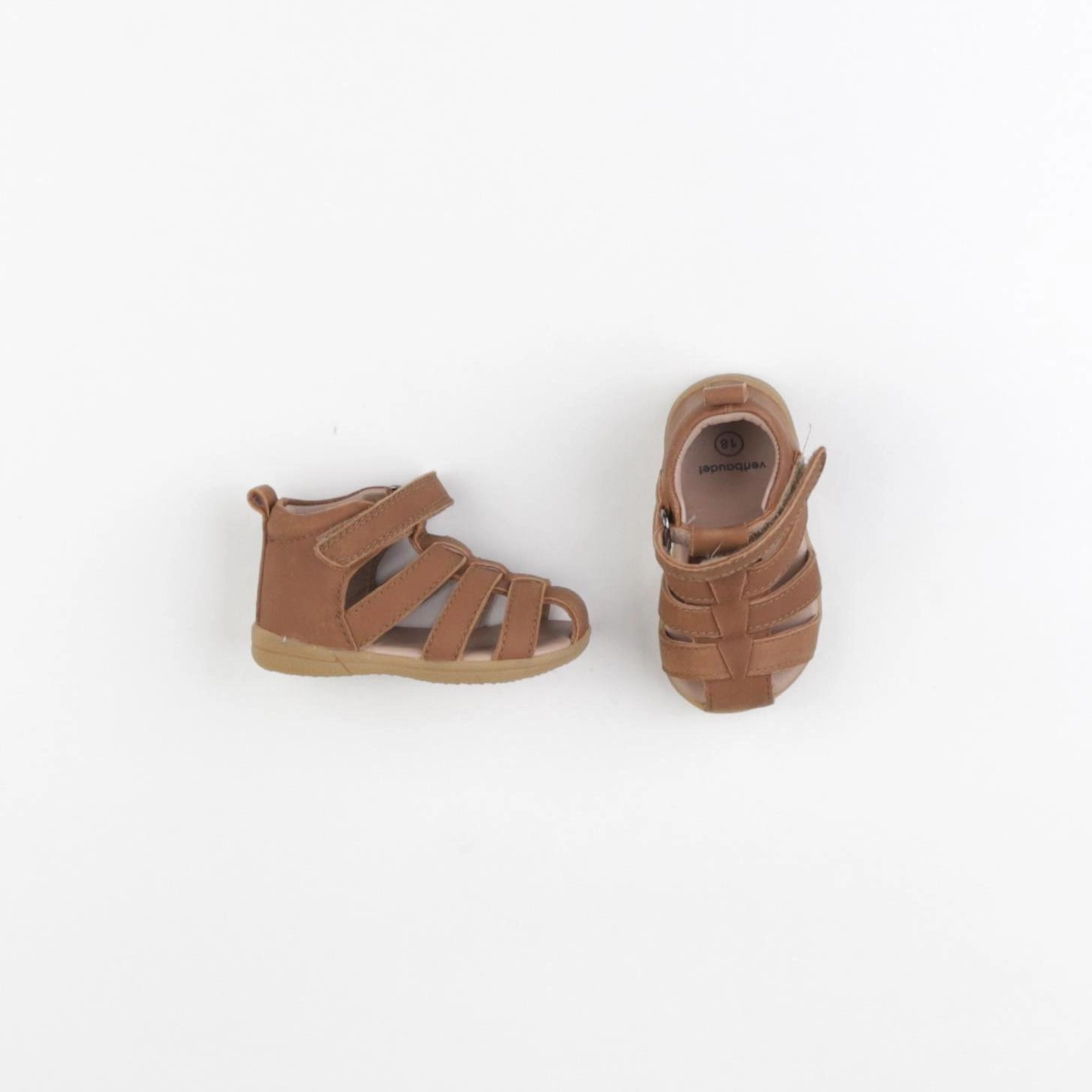 Vertbaudet - sandales marron - pointure 18