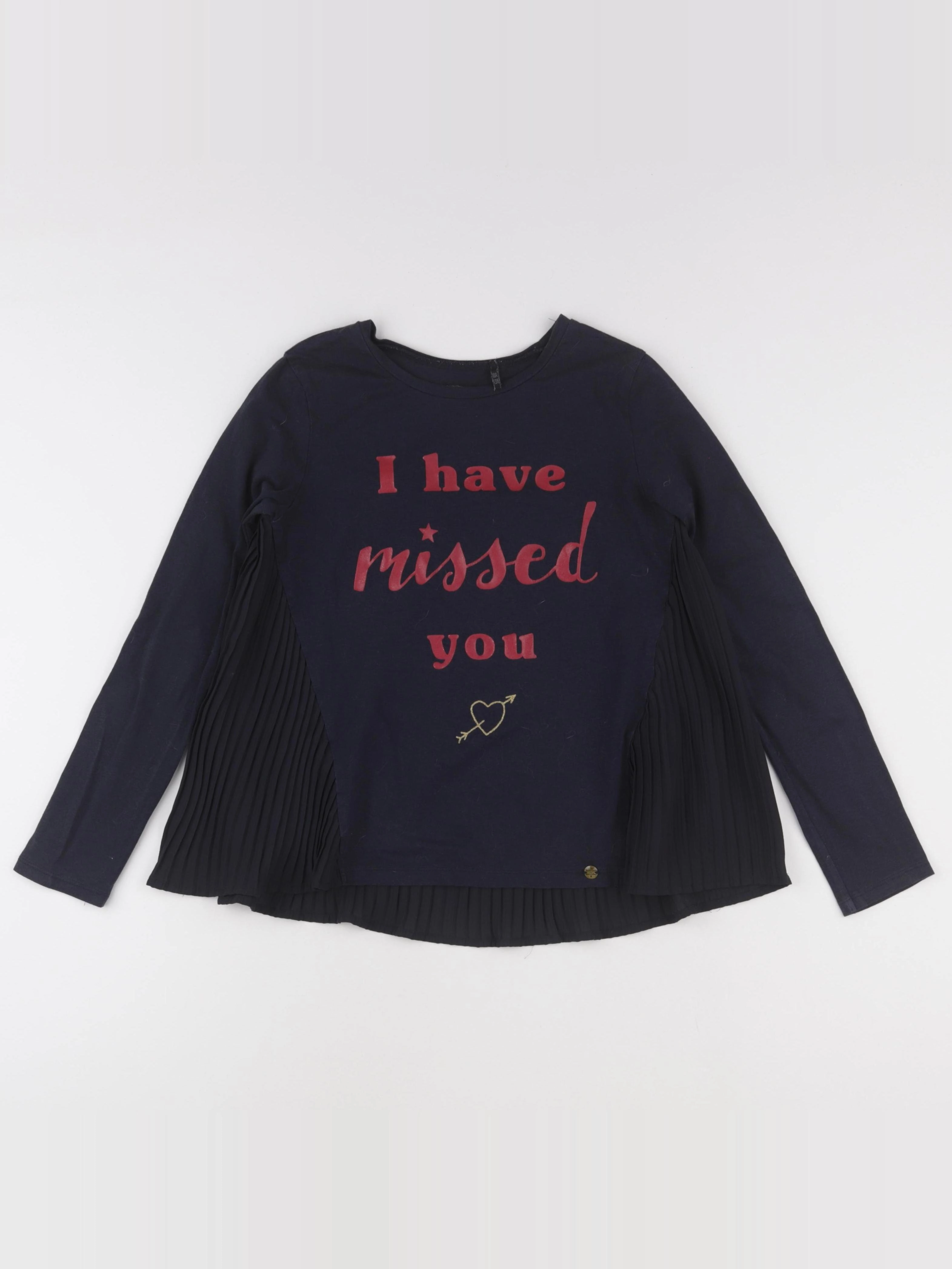 IKKS - tee-shirt bleu - 10 ans