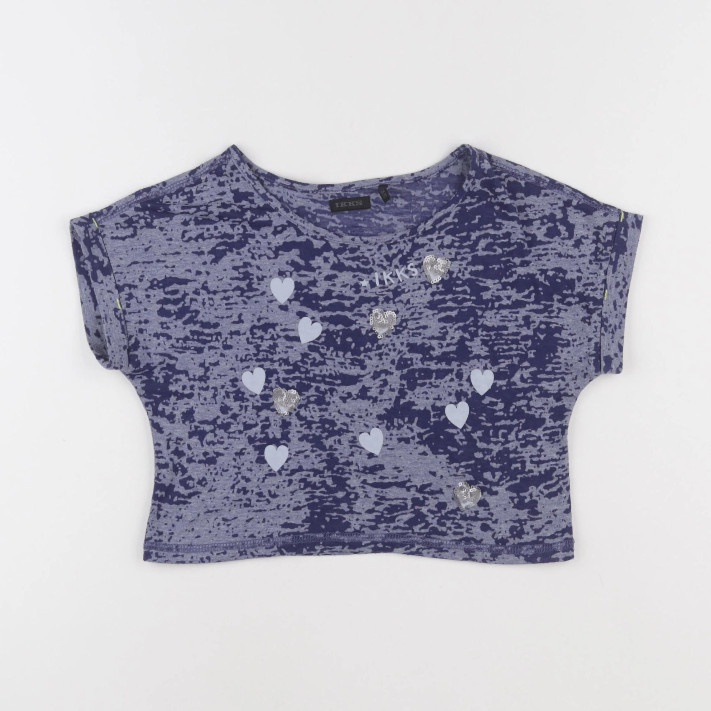 IKKS - tee-shirt bleu - 8 ans
