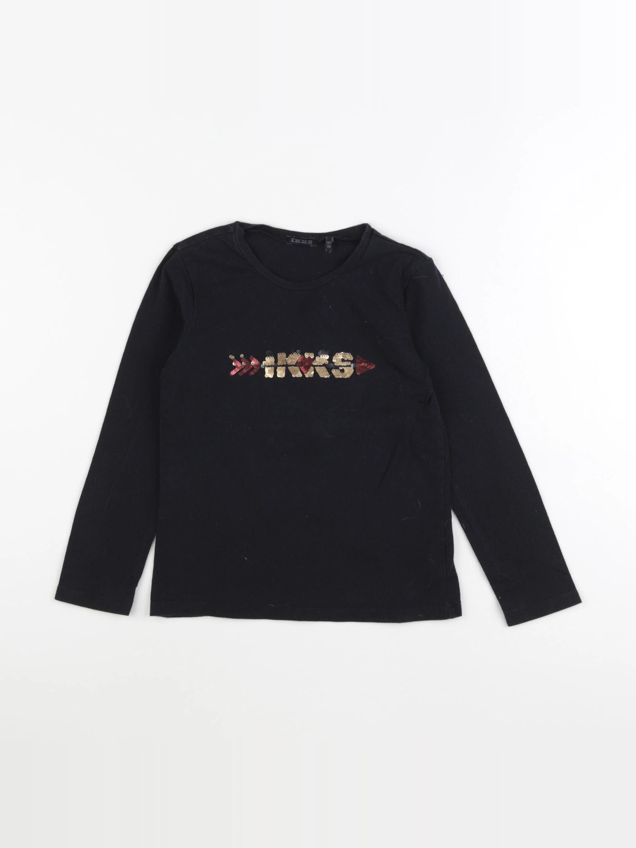 IKKS - tee-shirt noir - 6 ans