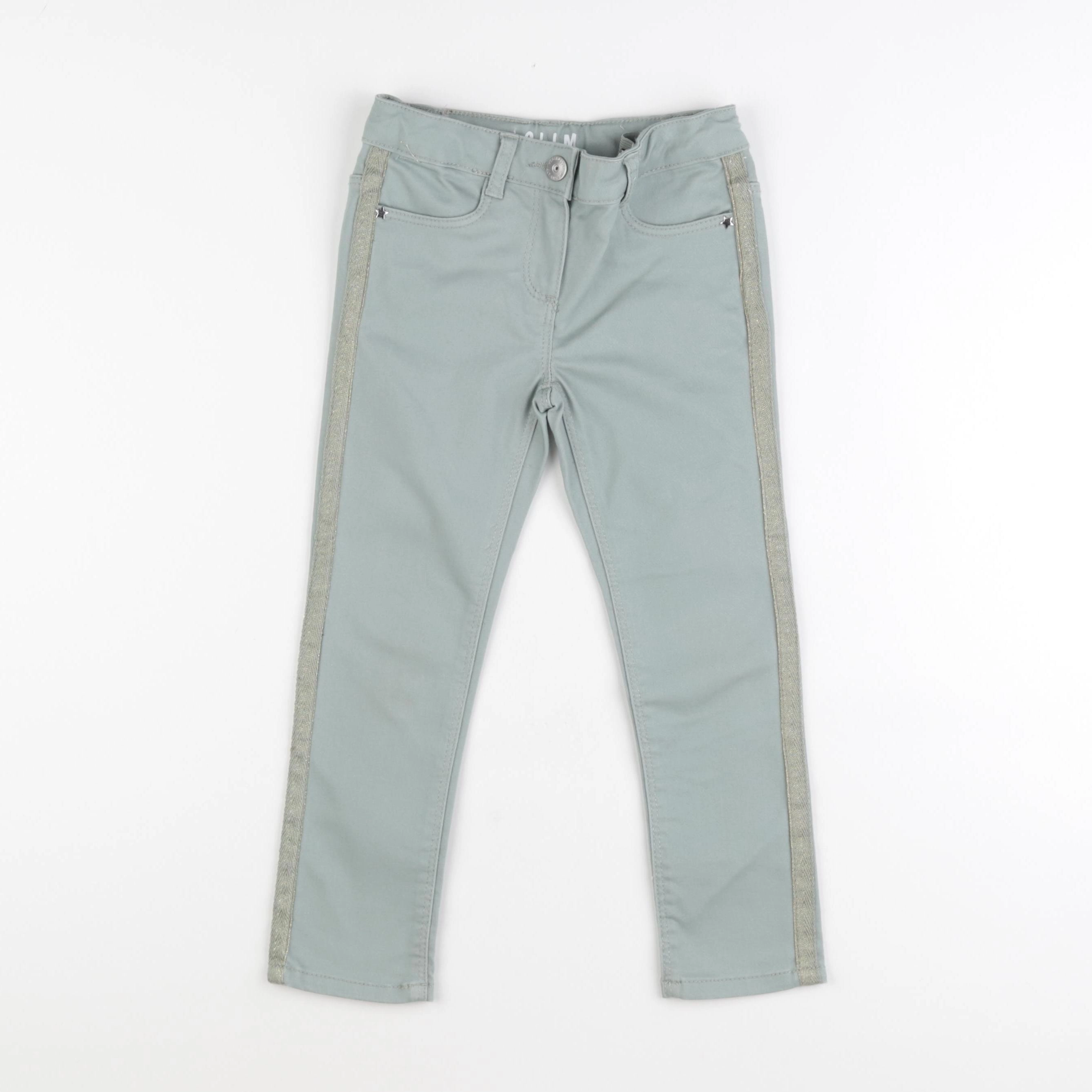 Vertbaudet - pantalon vert - 5 ans