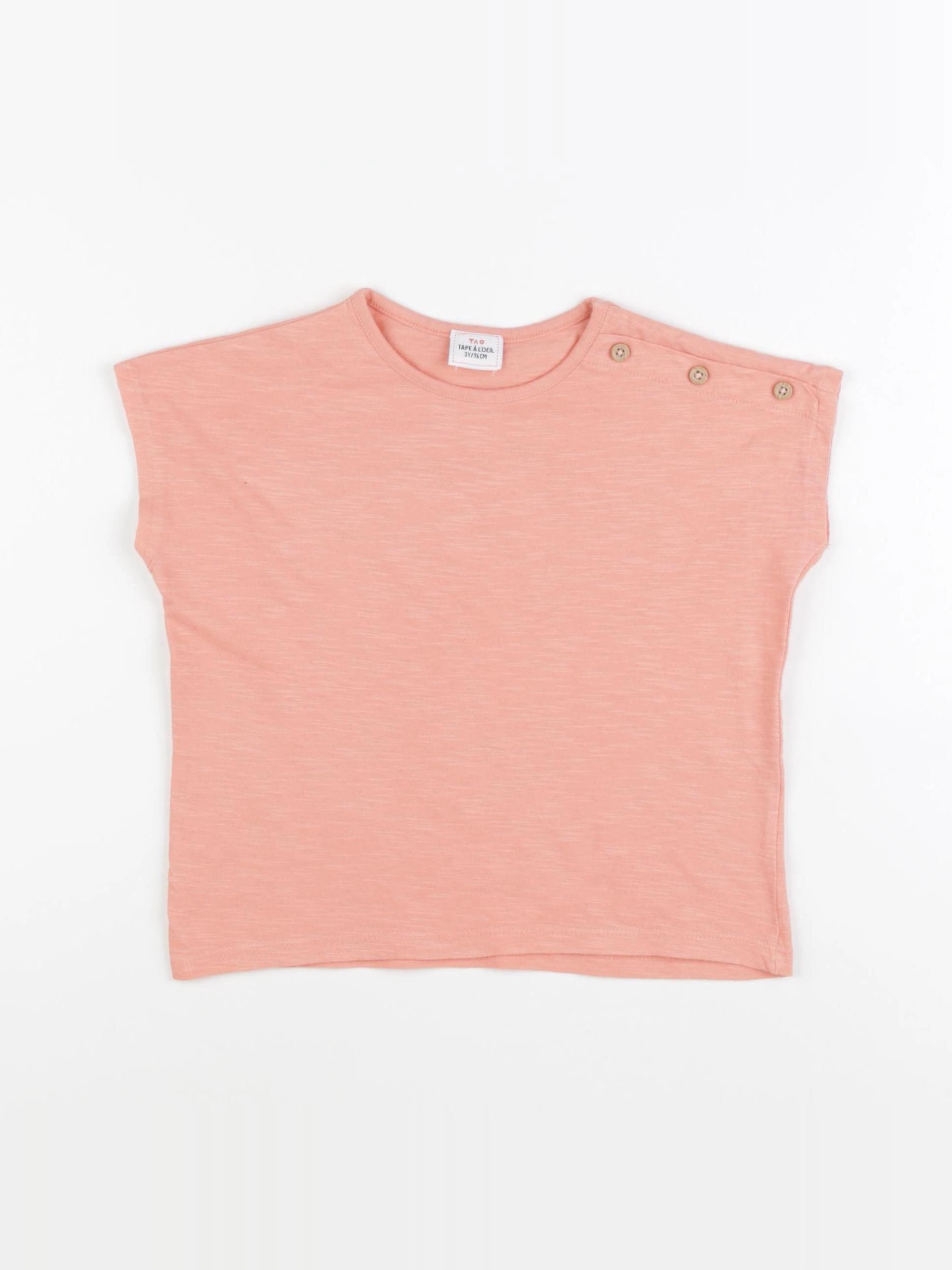 Tape à l'oeil - tee-shirt orange - 3 ans